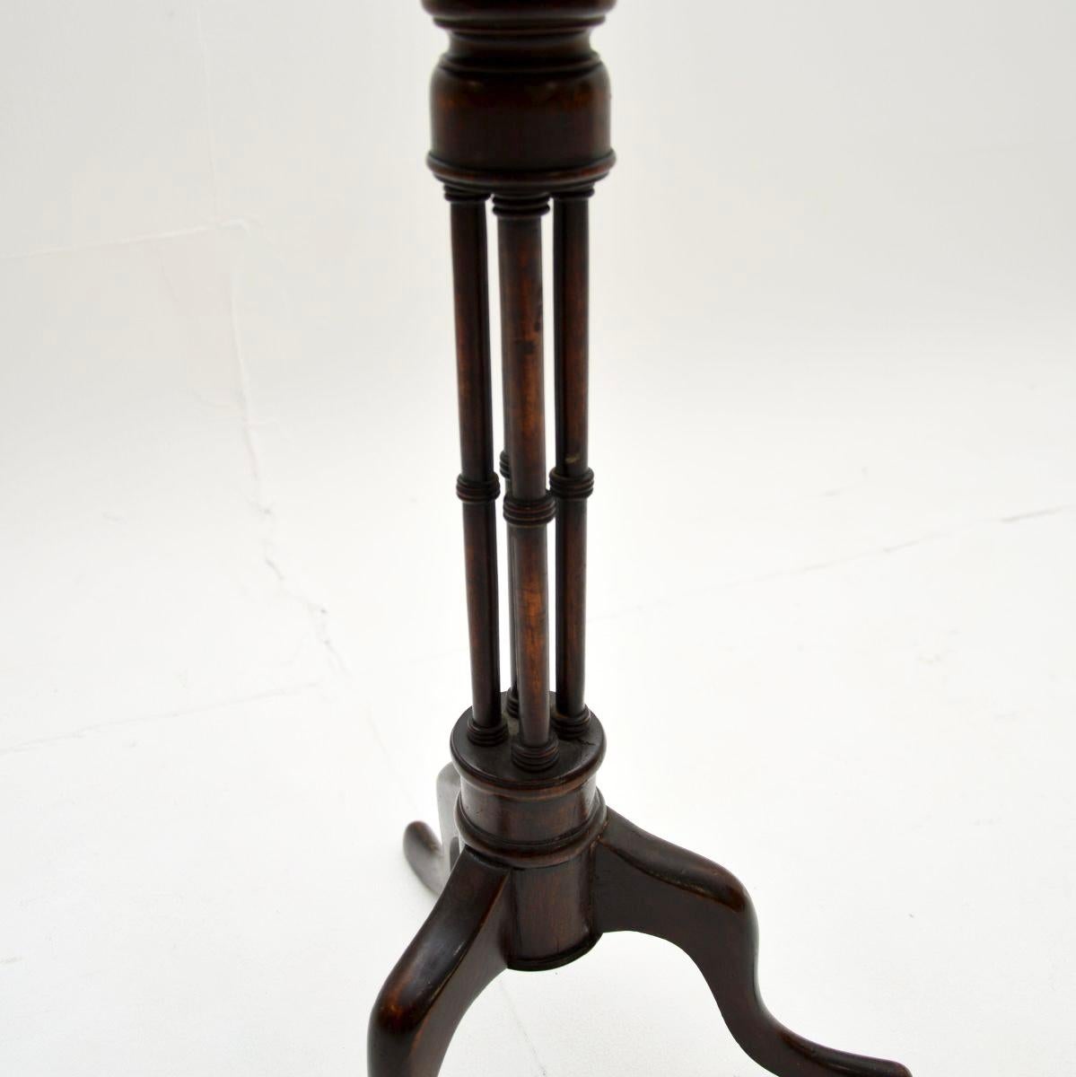 Wood Antique Georgian Style Wine Table For Sale