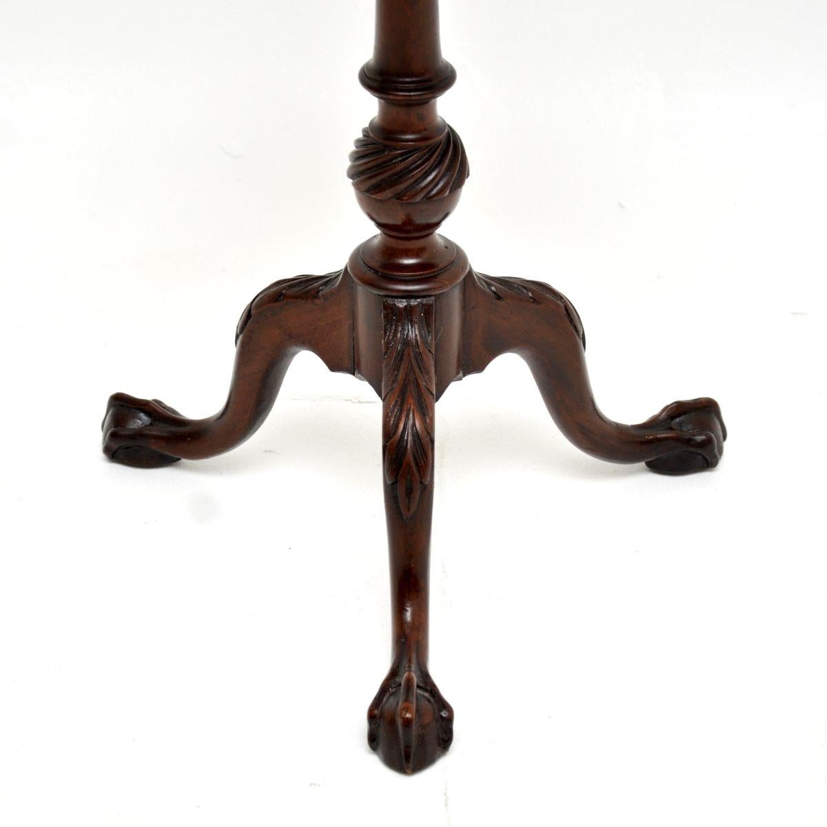 Wood Antique Georgian Style Wine Table For Sale