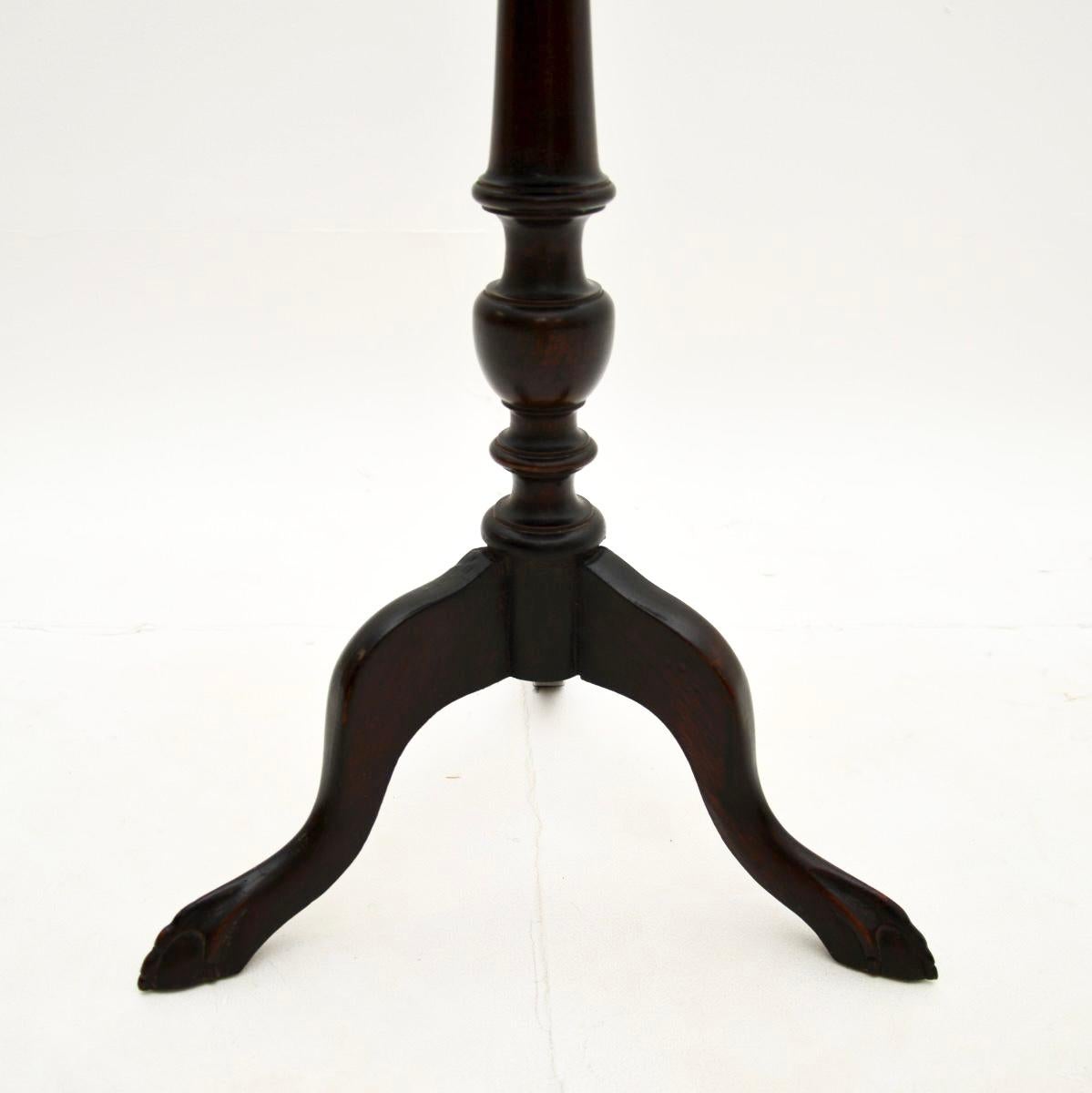 Wood Antique Georgian Style Wine Table For Sale