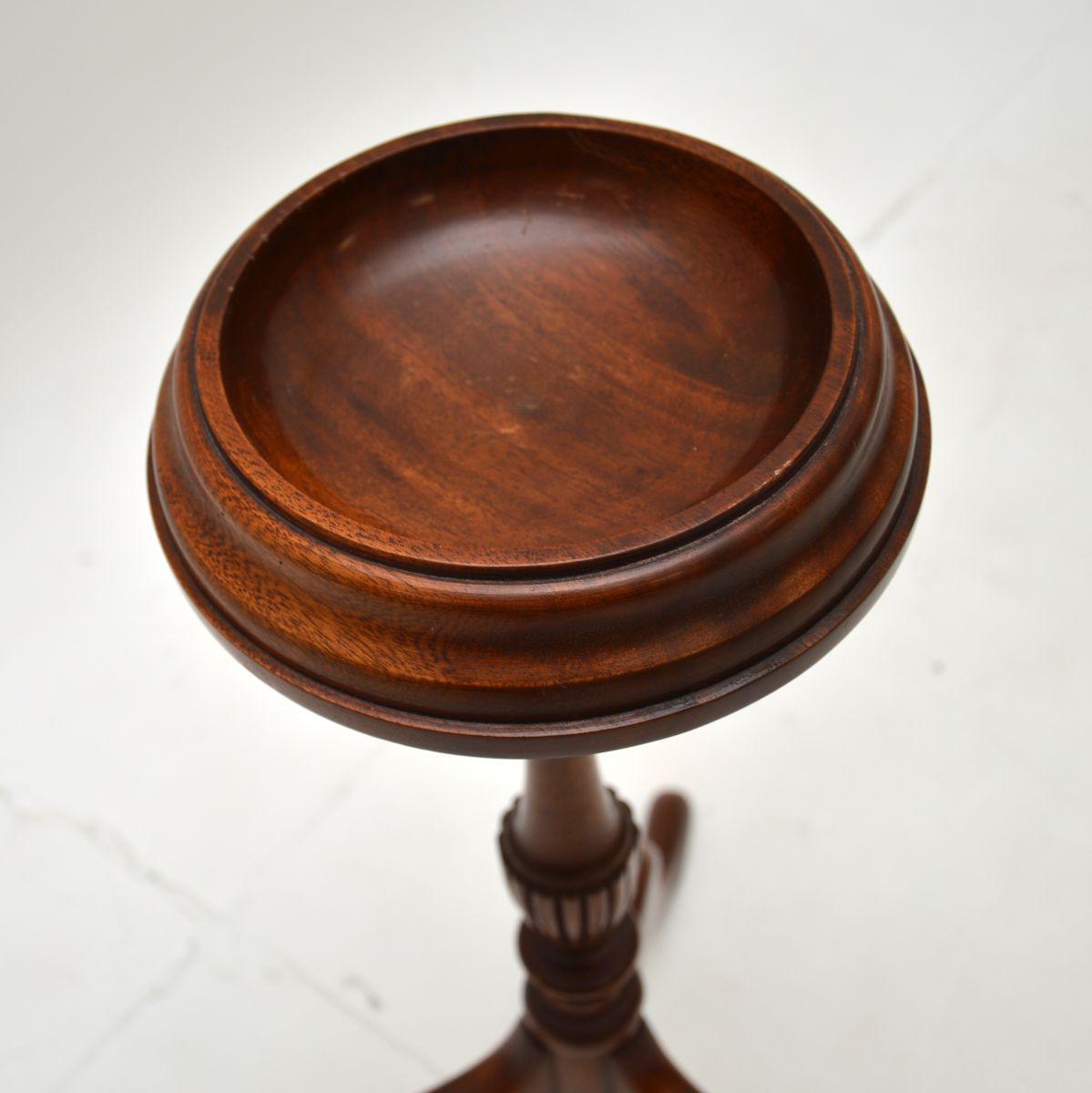British Antique Georgian Style Wine Table / Plant Stand For Sale