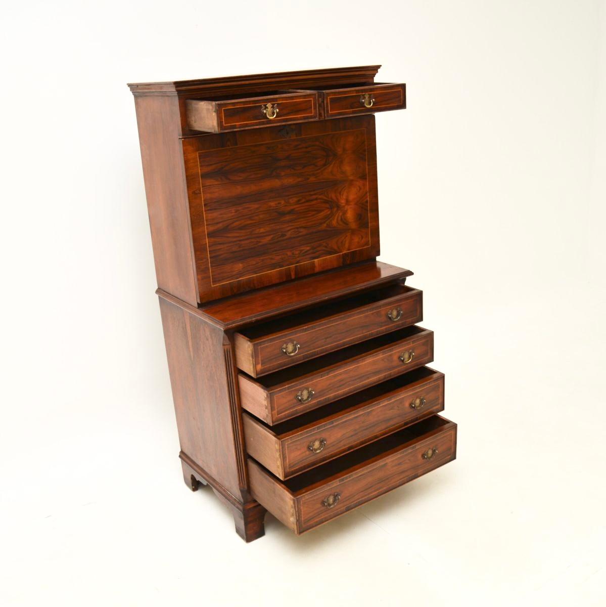 Bureau d'écriture ancien de style géorgien Bon état - En vente à London, GB