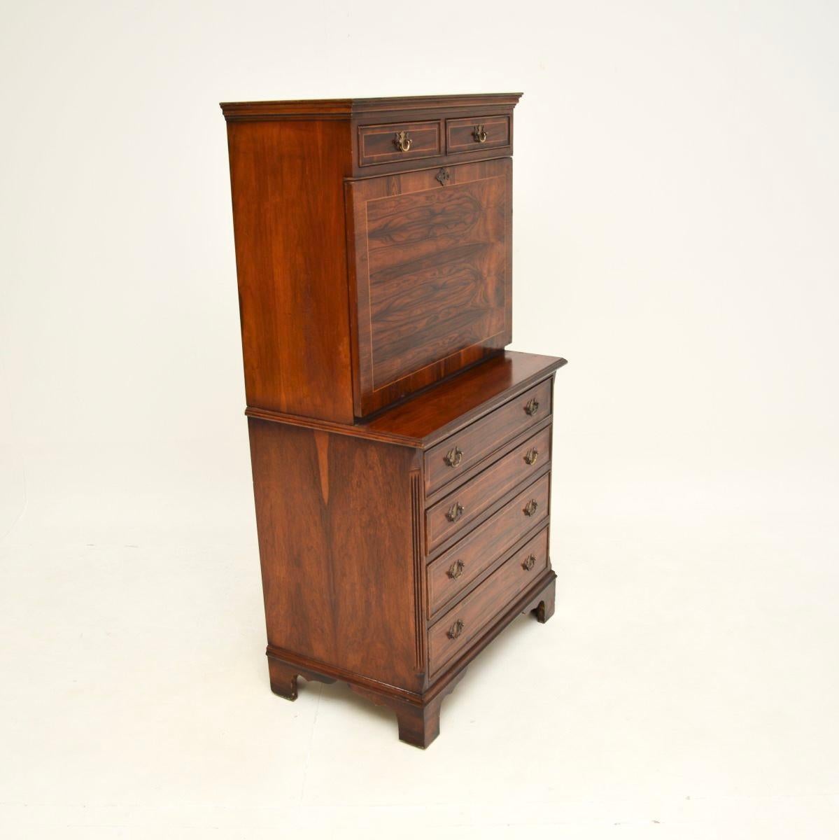 Milieu du XXe siècle Bureau d'écriture ancien de style géorgien en vente