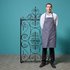 Antique Georgian Style Wrought Iron Garden Gate