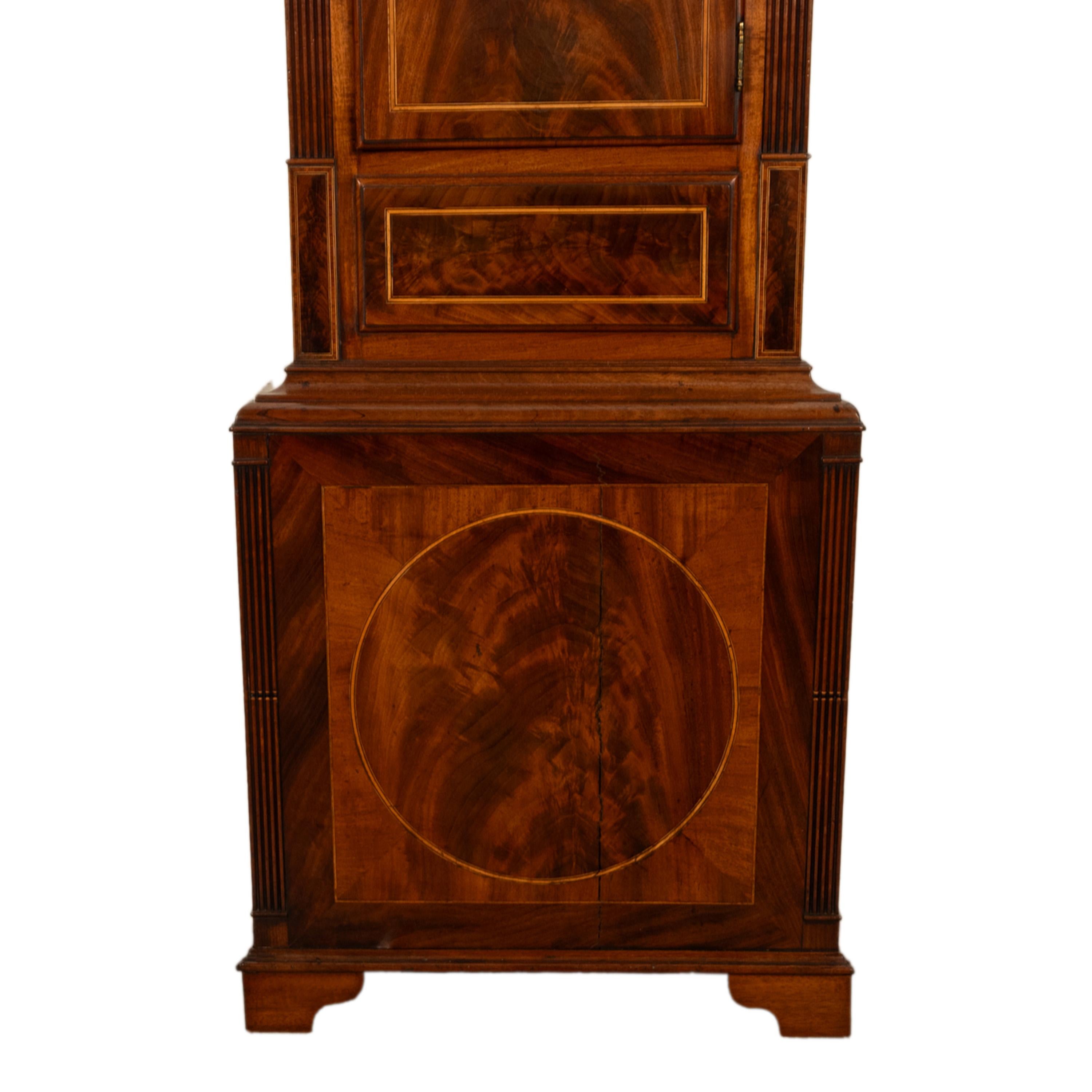 Antique Georgian Tall Case 8 Day Grandfather Clock Joseph Thompson of Whitehaven 7
