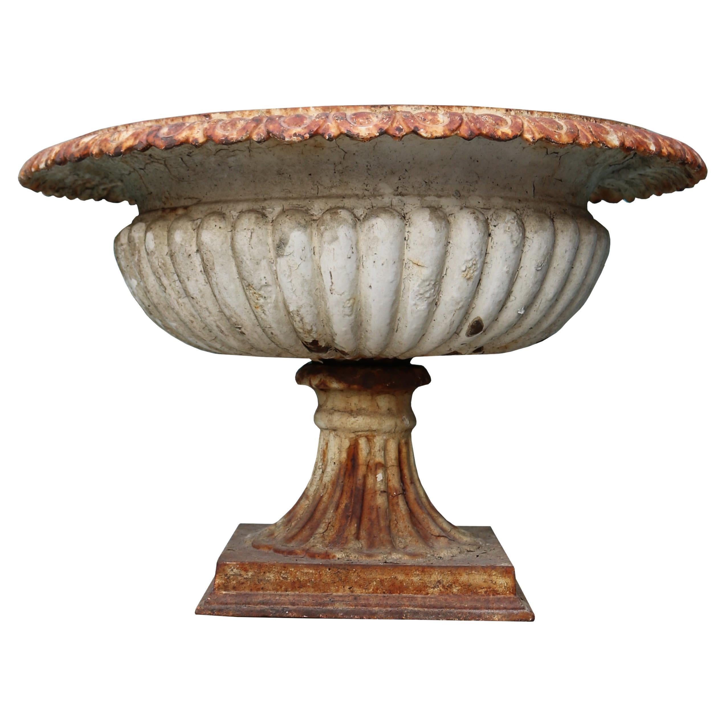 Antique Style Cast Iron Garden Planter For Sale at 1stDibs