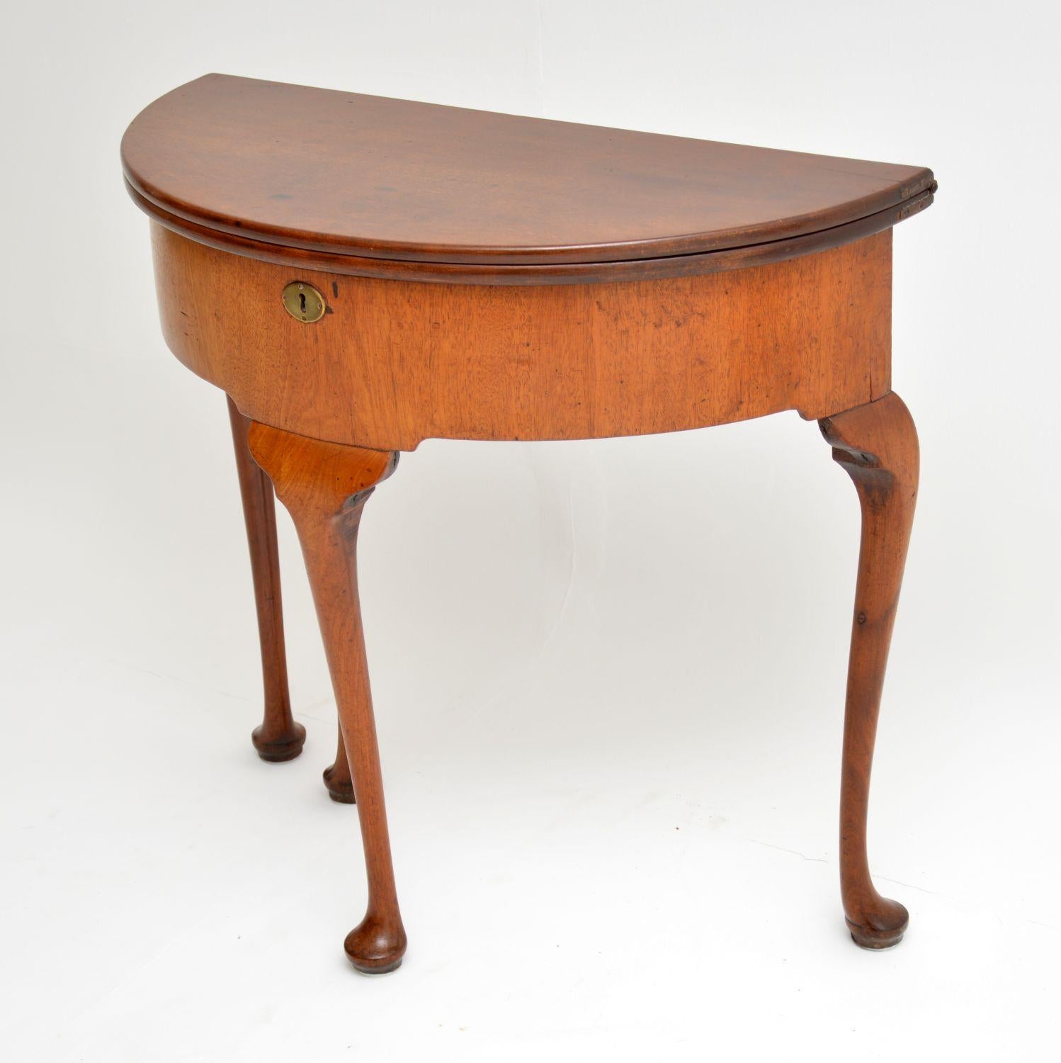 George II Antique Georgian Tea Table / Console Table