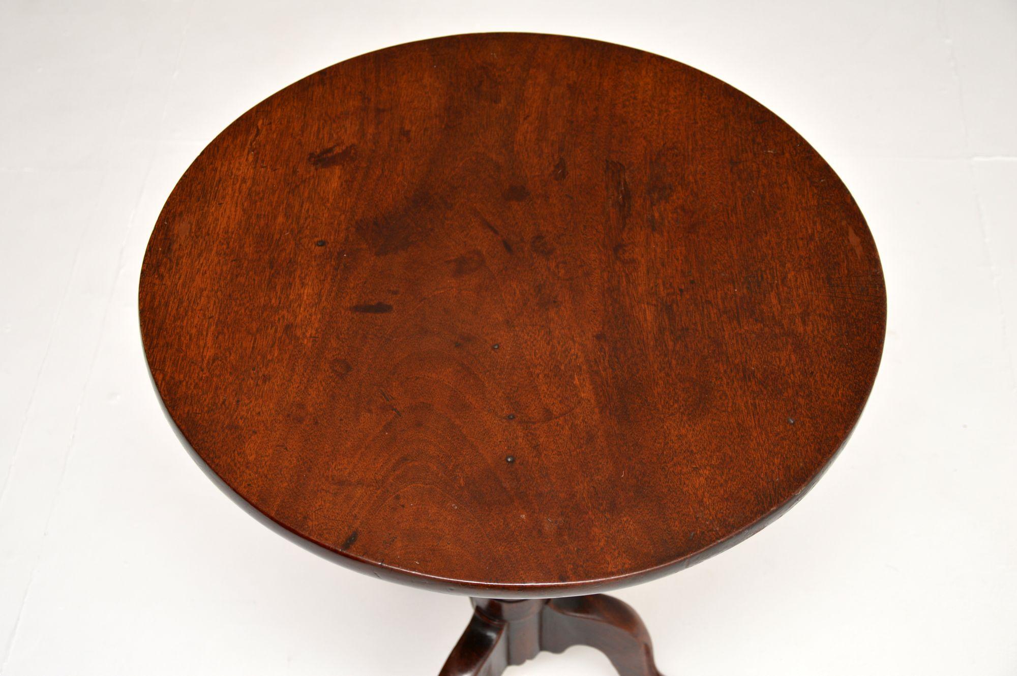 Antique Georgian Tilt Top Occasional Table In Good Condition In London, GB