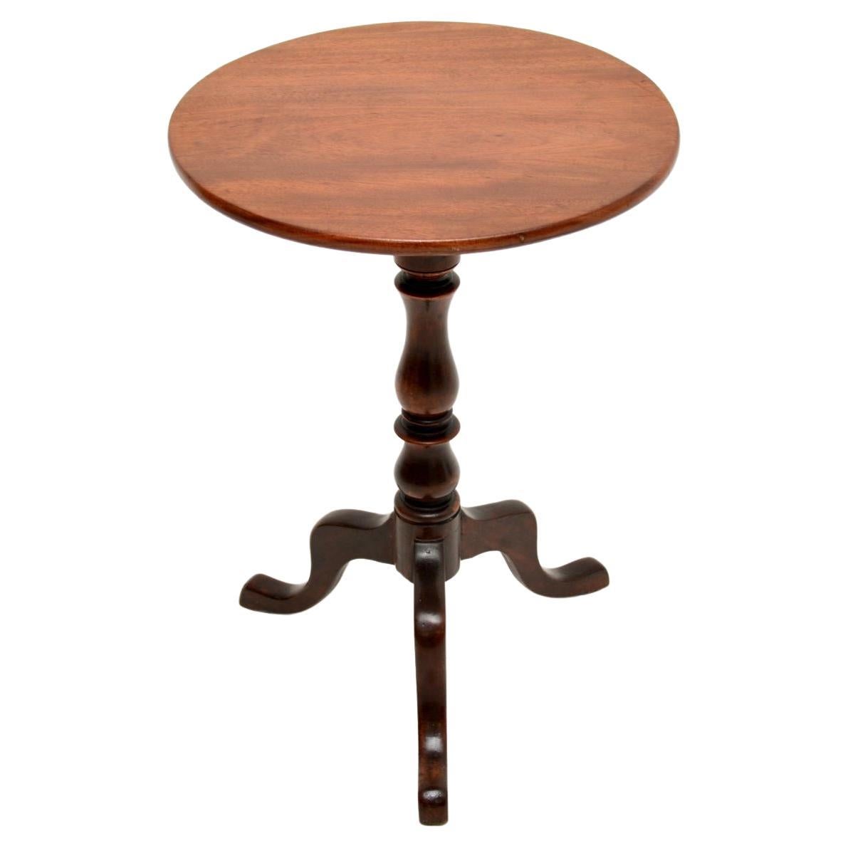 Antique Georgian Tilt Top Occasional Table For Sale