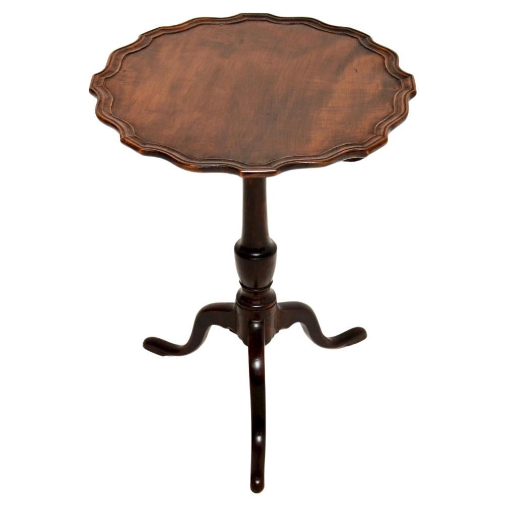 Antique Georgian Tilt Top Occasional Table For Sale