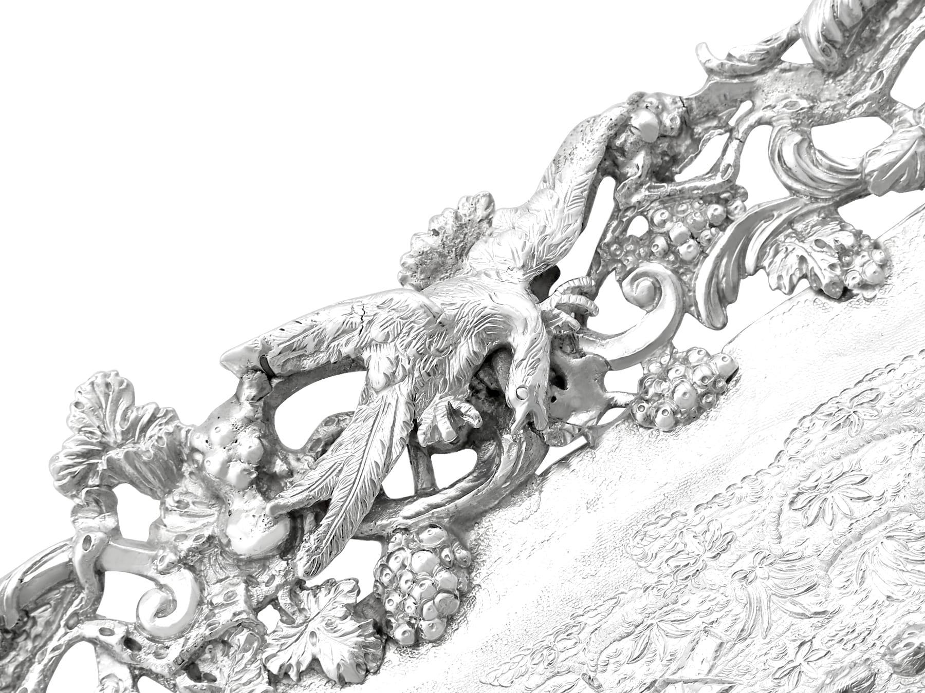 Antico salterio georgiano triangolare in argento sterling (1816) in vendita 5
