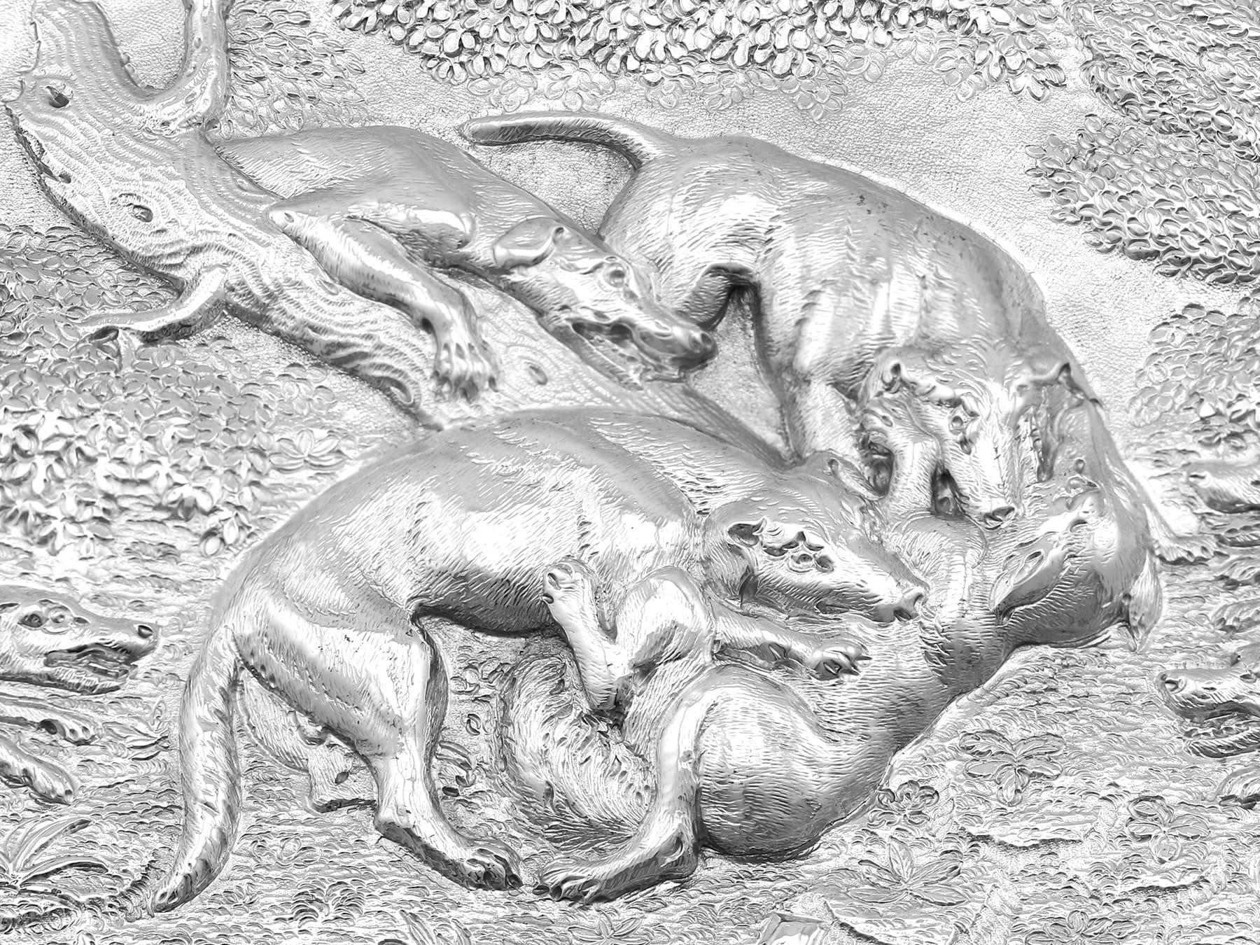 Antico salterio georgiano triangolare in argento sterling (1816) in vendita 6