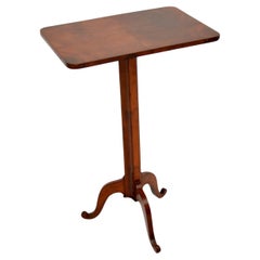 Antique Georgian Walnut Tripod Side Table