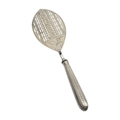 Antique Georgian William Abdy London Sterling Silver Pie Server #18209