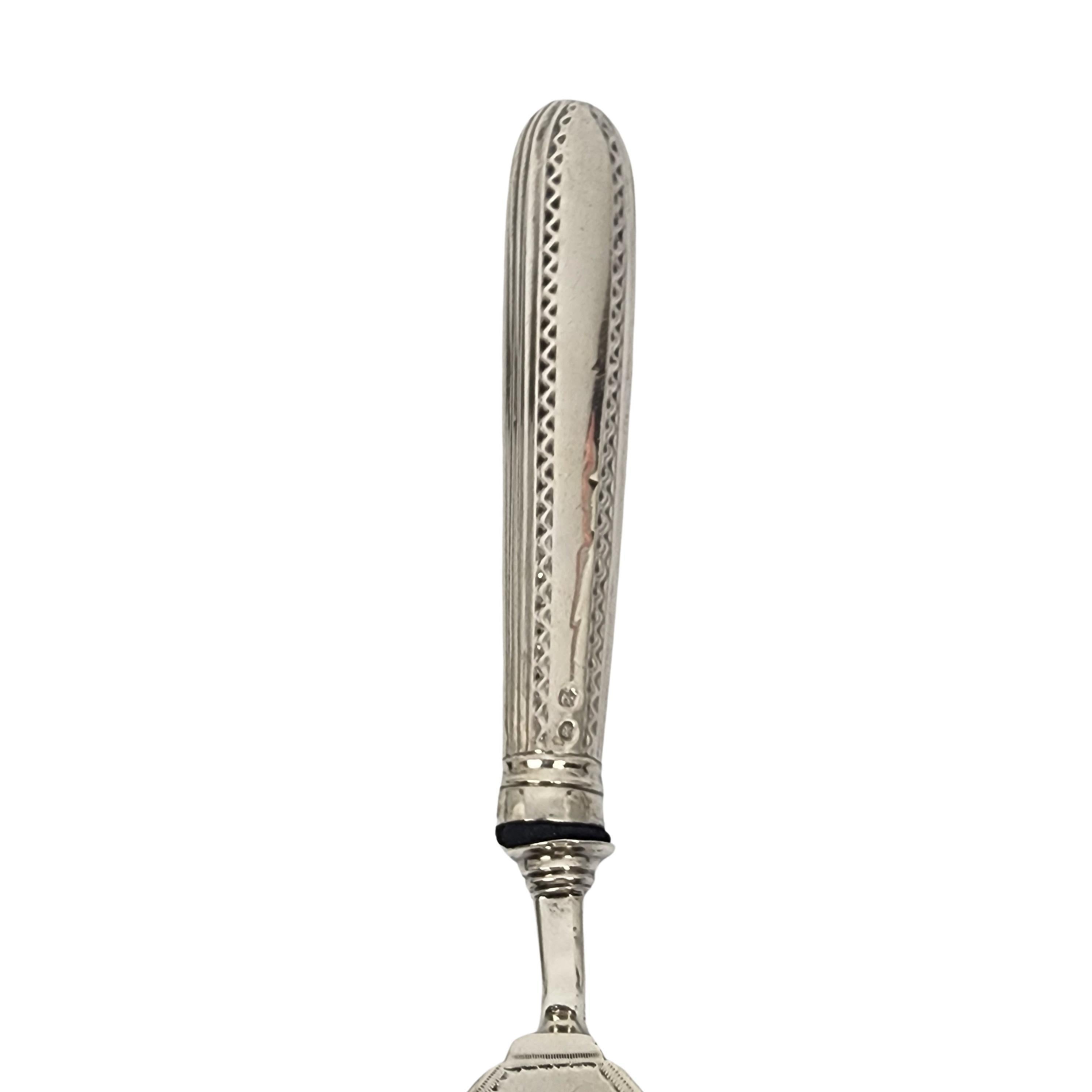 Pelle à tarte ancienne en argent sterling géorgien William Abdy London #18209 en vente 2