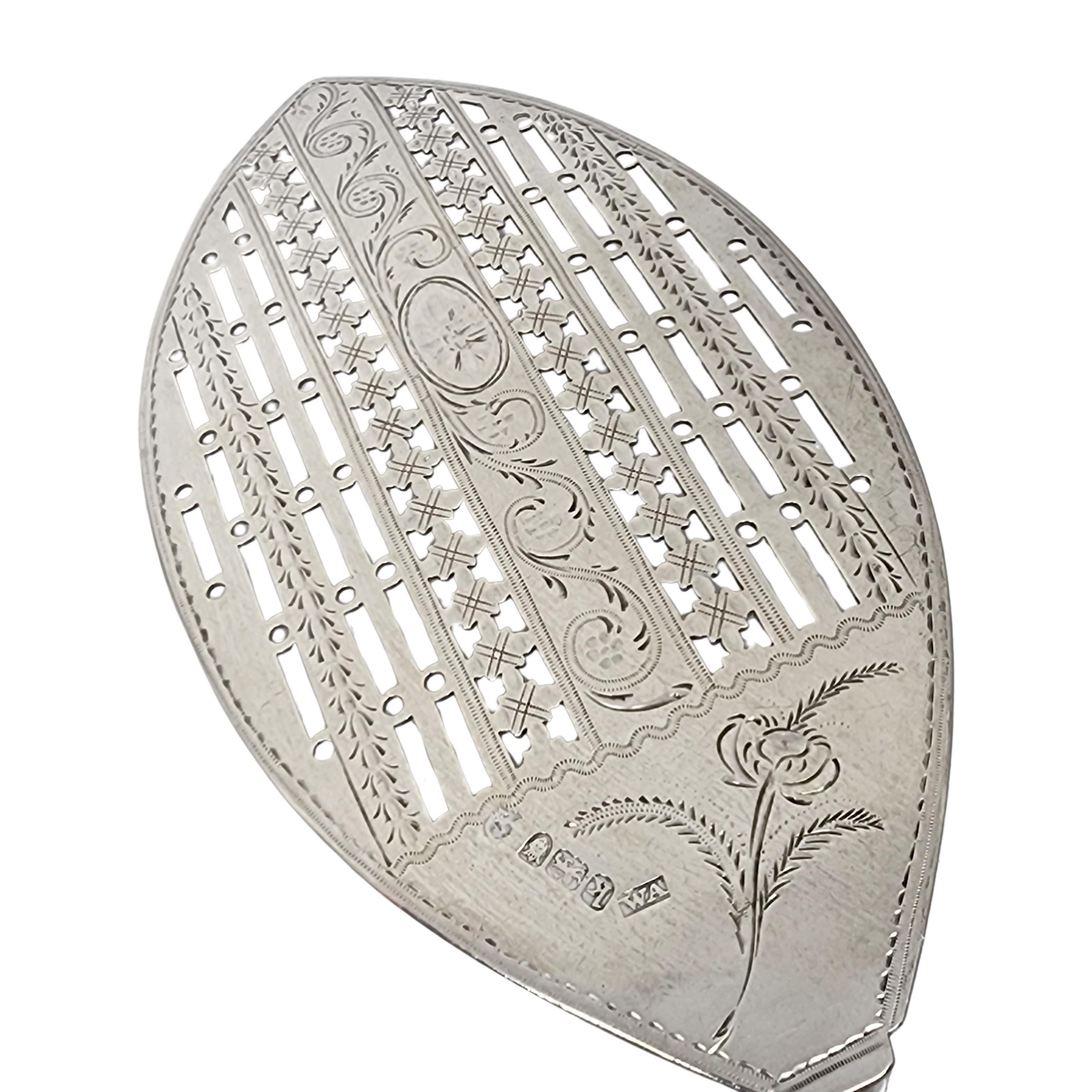 Pelle à tarte ancienne en argent sterling géorgien William Abdy London #18209 en vente 3