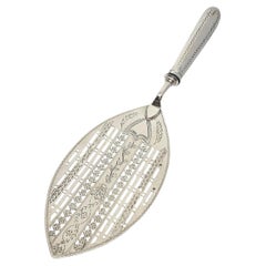 Antique Georgian William Abdy London Sterling Silver Pie Server #18209