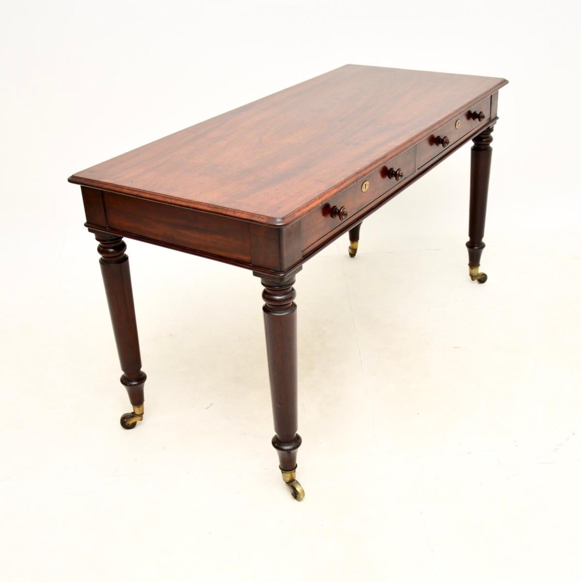 George III Antique Georgian Writing Table / Desk