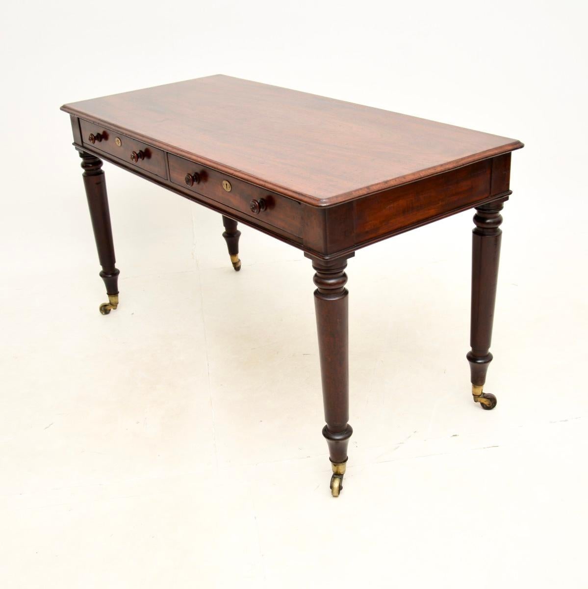 British Antique Georgian Writing Table / Desk For Sale
