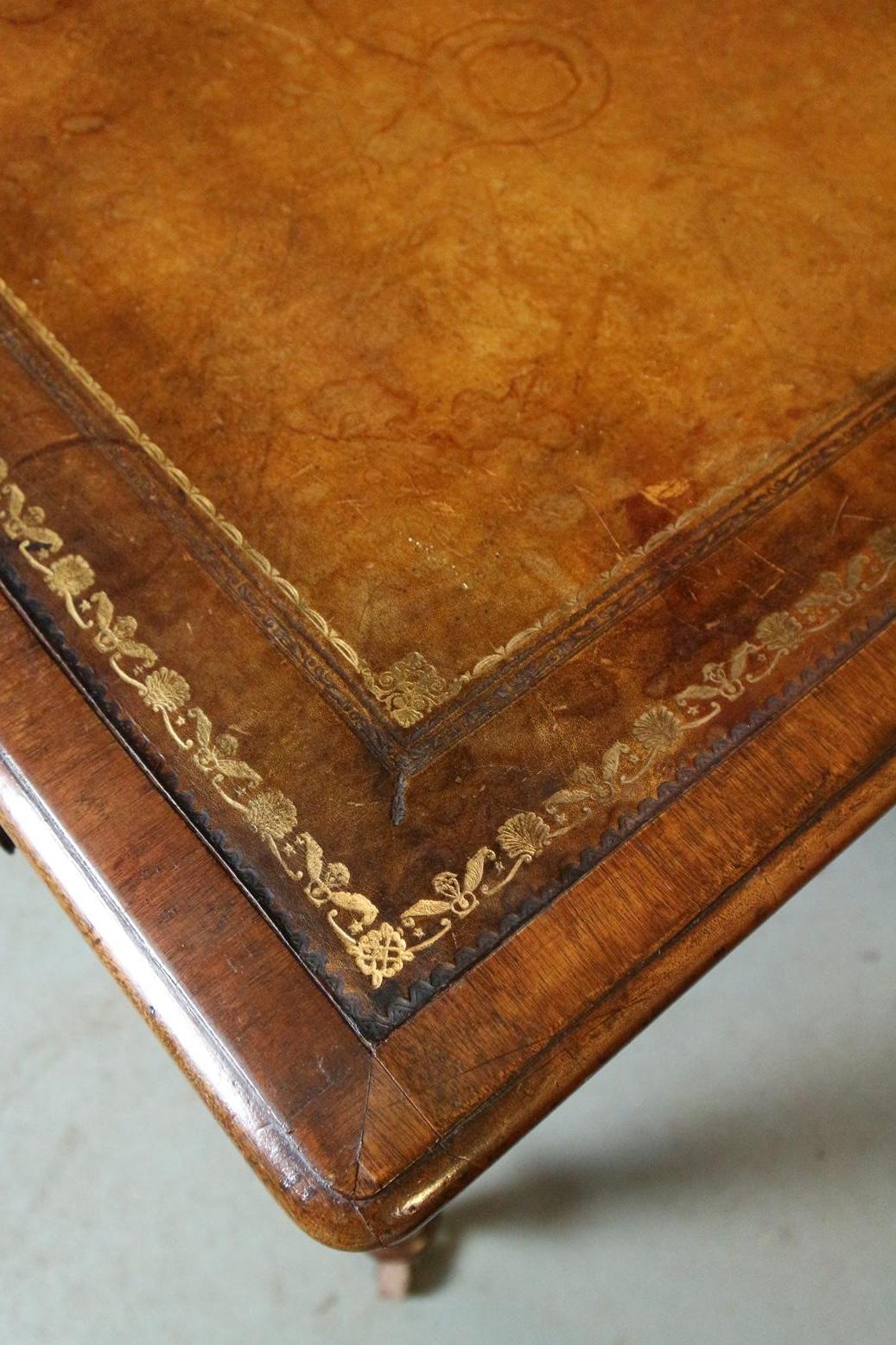 British Antique Georgian Writing Table For Sale