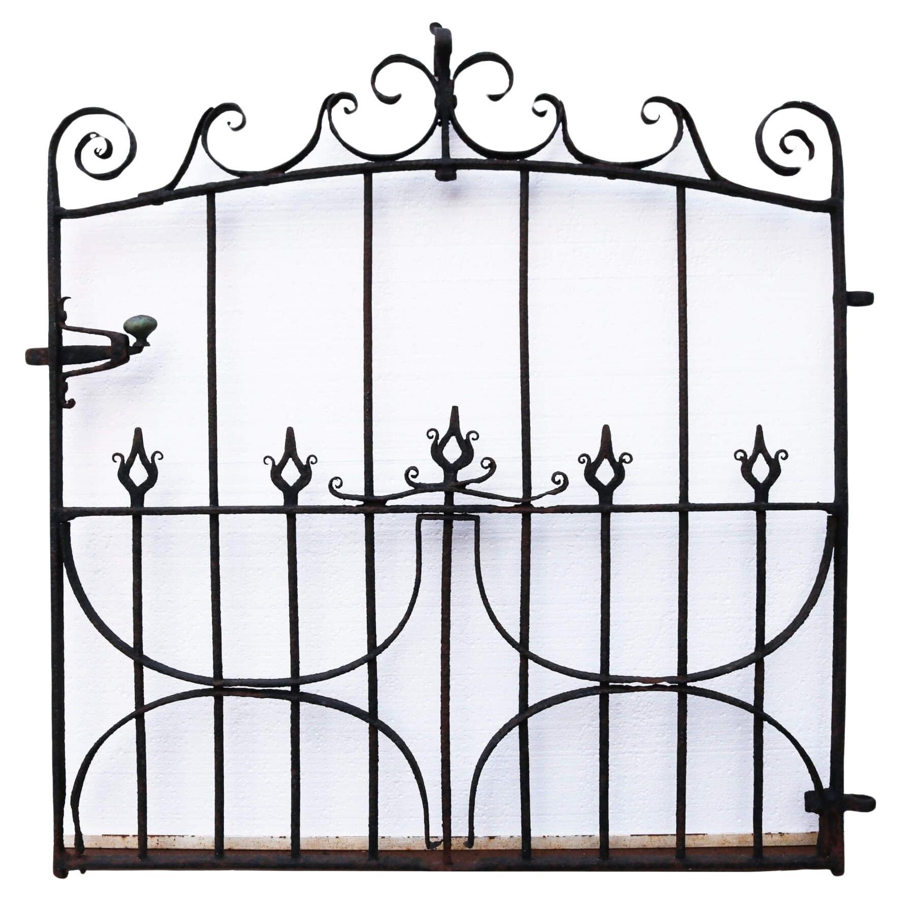 19th Century Georgian Wrought Iron Pedestrian Gate For Sale at 1stDibs