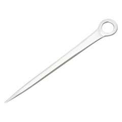 Antique brochette à viande en argent sterling de l'époque géorgienne / Coupe-papiers