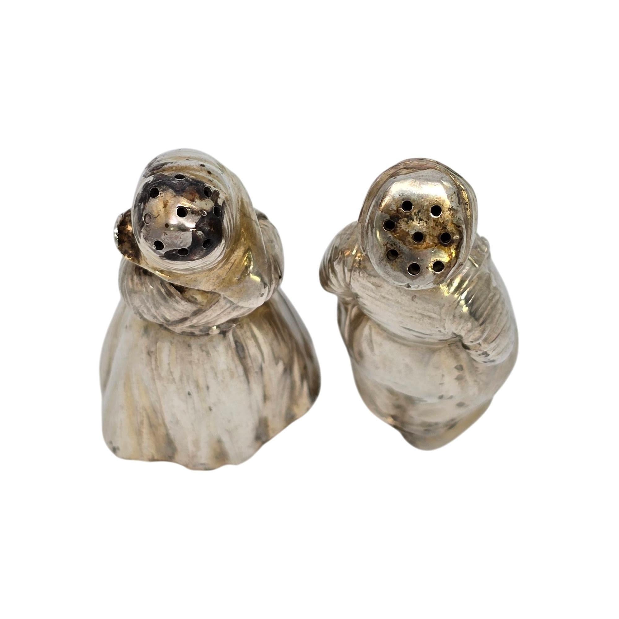 Antichi Shakers da sale e pepe olandesi in argento 800, #21582 in vendita 1