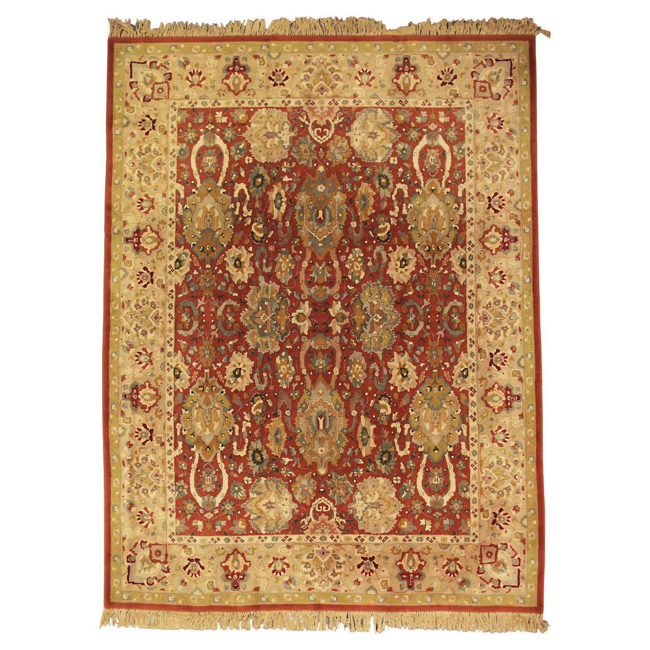 Antique German All-Over Field Tetex Carpet Wool, ca. 1920 For Sale at ...