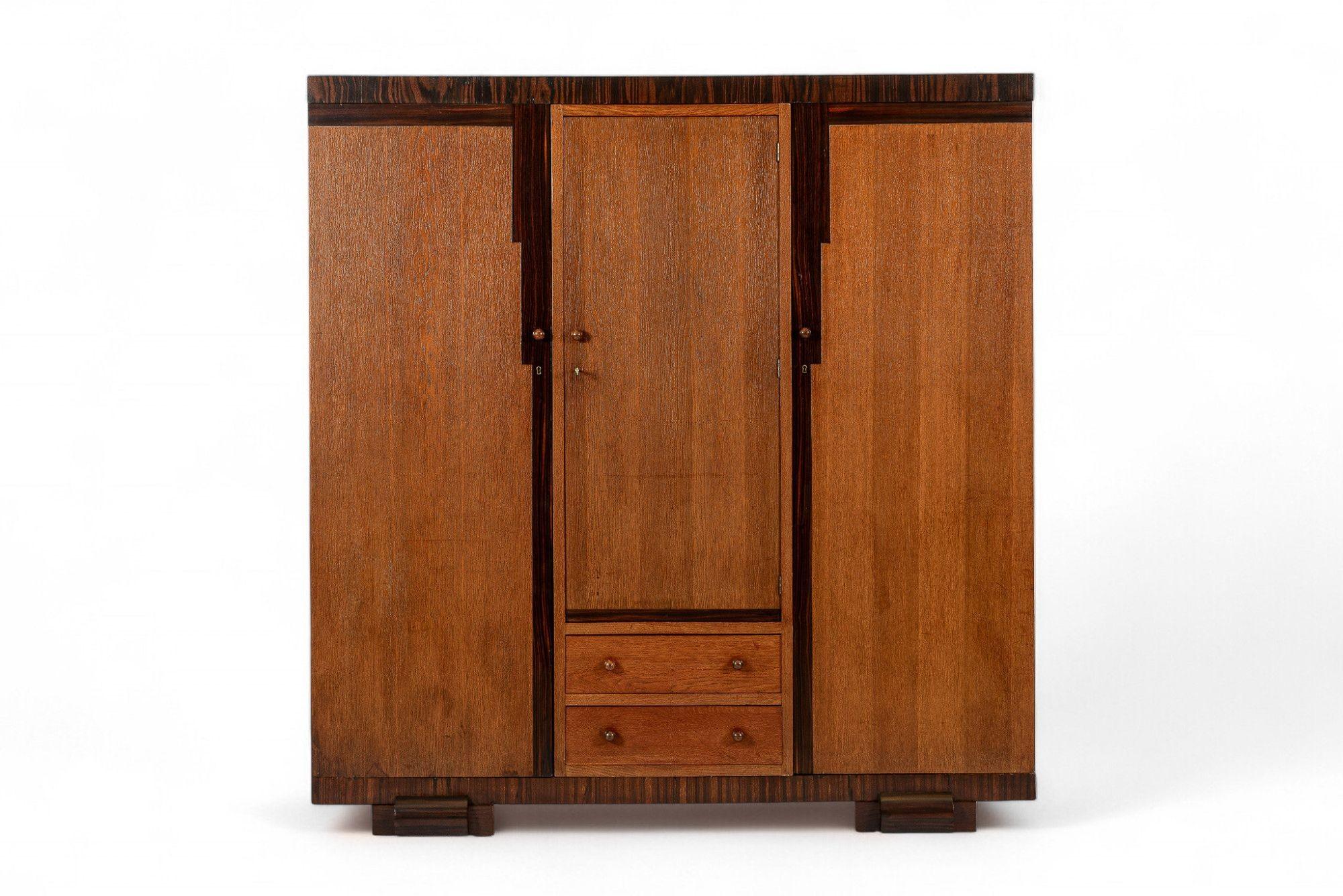Armoire ancienne Art déco allemande des années 1930 en vente 5