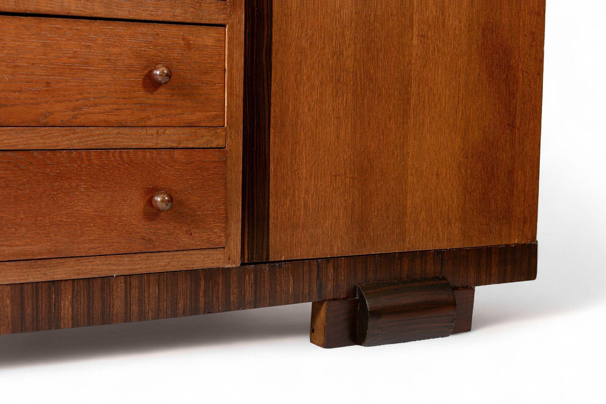 Armoire ancienne Art déco allemande des années 1930 en vente 2