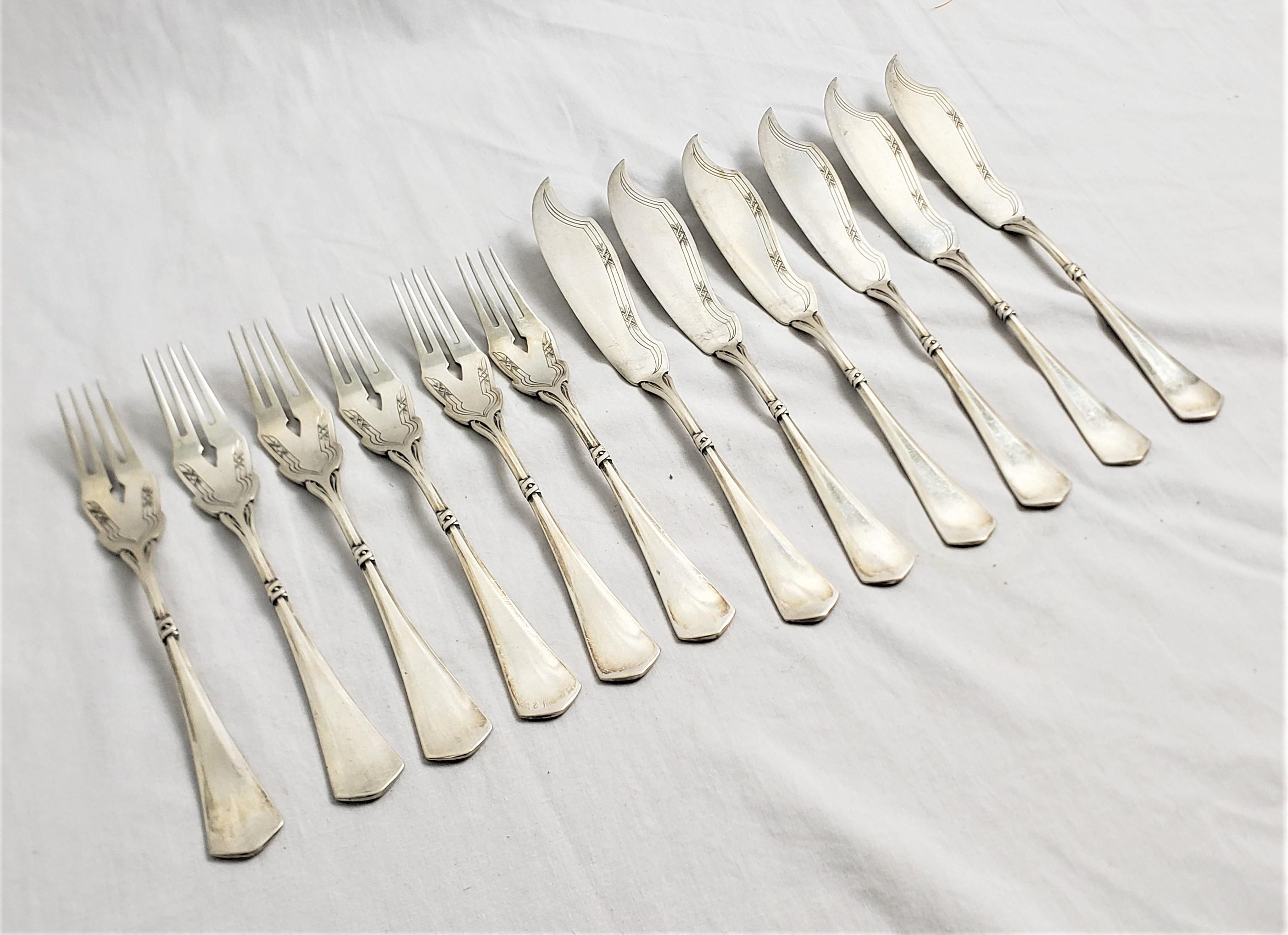 art nouveau cutlery