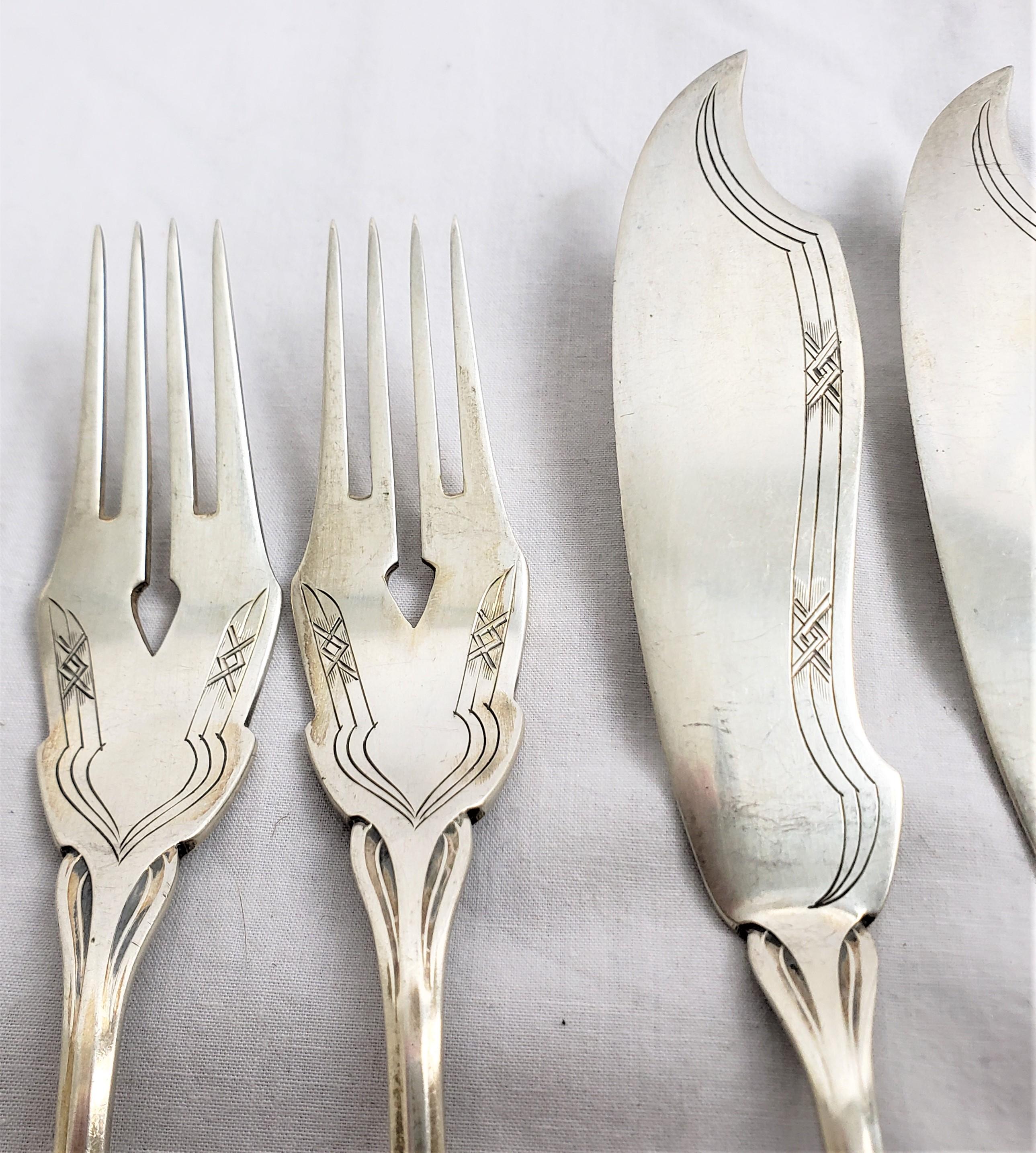 art nouveau silverware