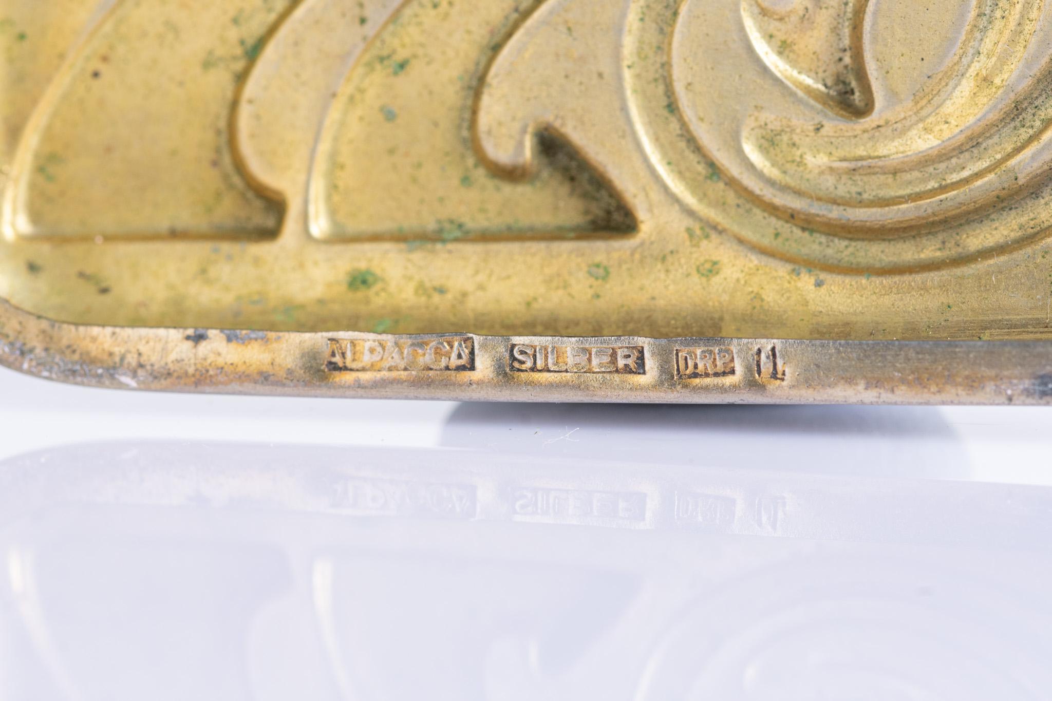 Ancien étui à cigarettes en argent Art Nouveau Jugendstil allemand (c.1900) en vente 5