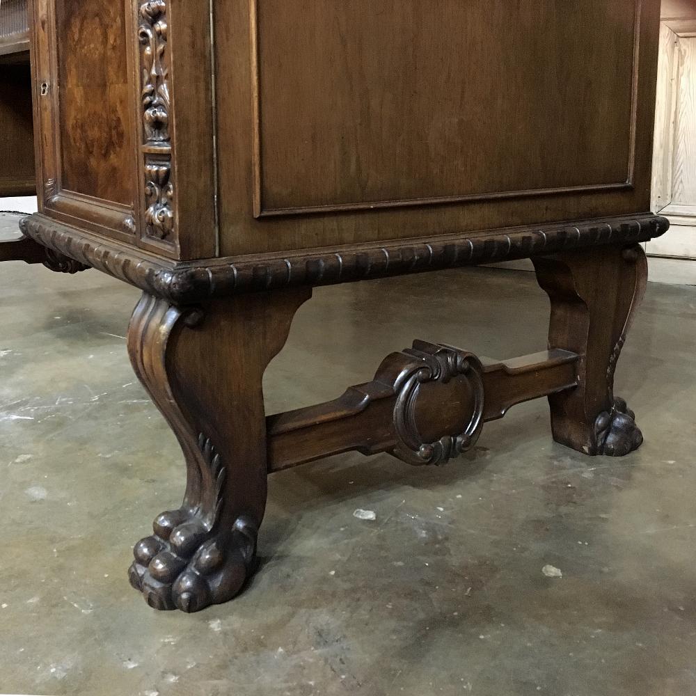 Antique German Baroque Walnut Desk 3