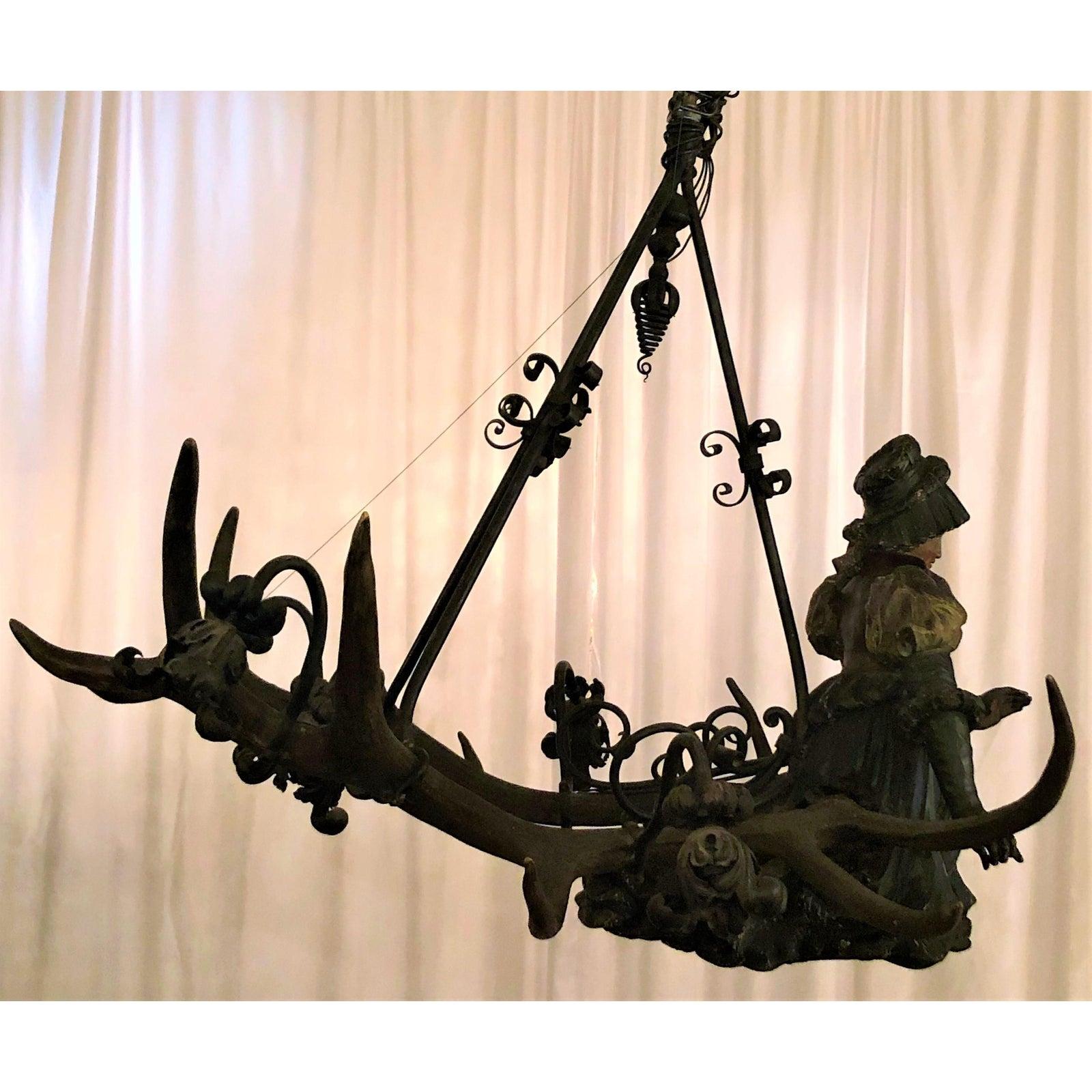 antique german chandelier
