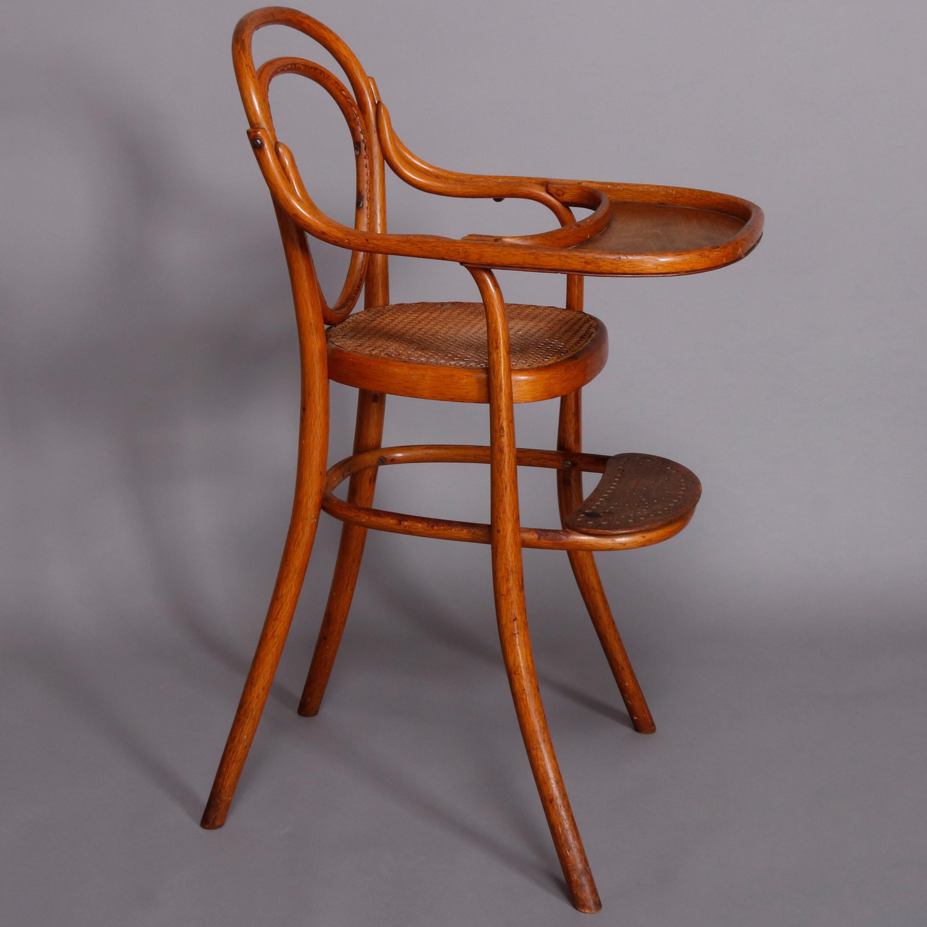 antique bentwood high chair