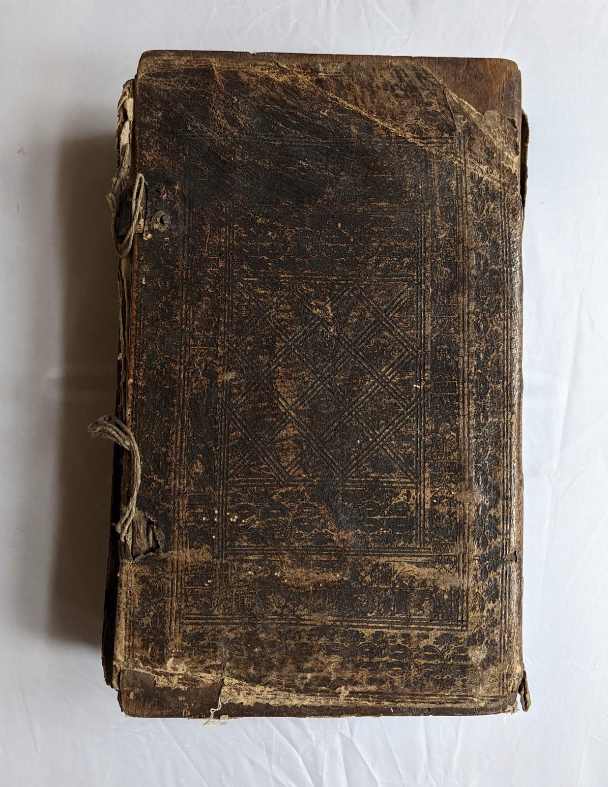 Antique German Bible 1738 Martin Luther Old and New Testament European Germany For Sale 1