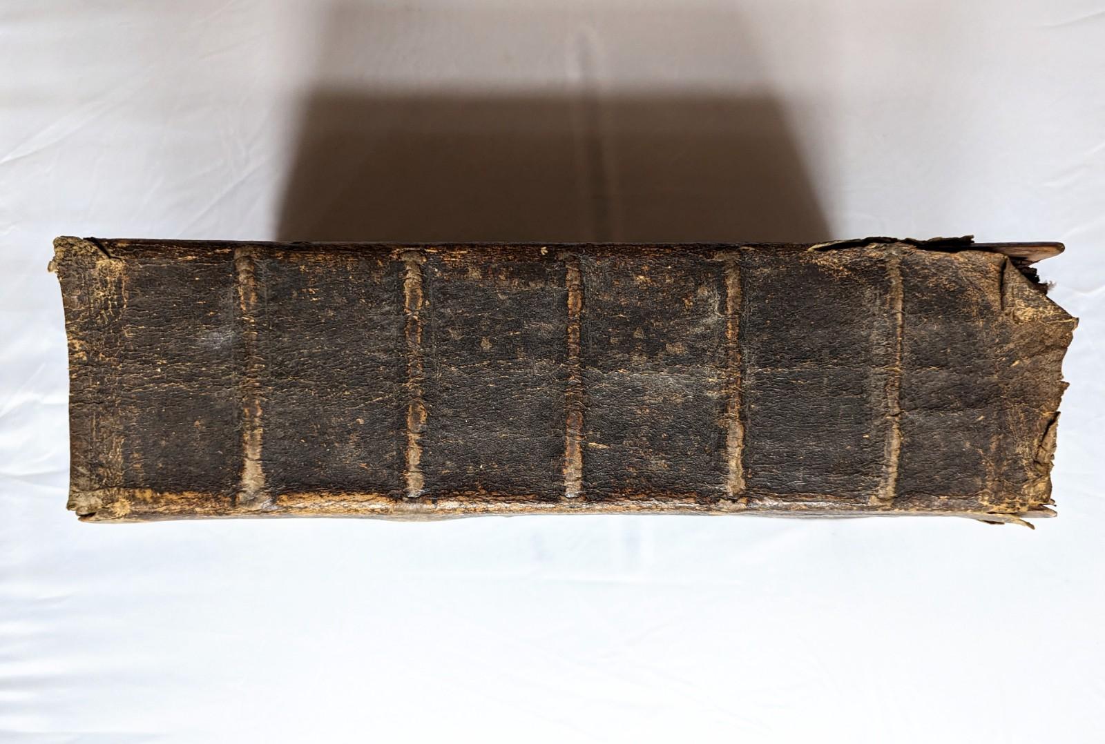 Antique Bible allemande de 1738 Martin Luther Antique Old and New Testament - Allemagne d'Europe en vente 4