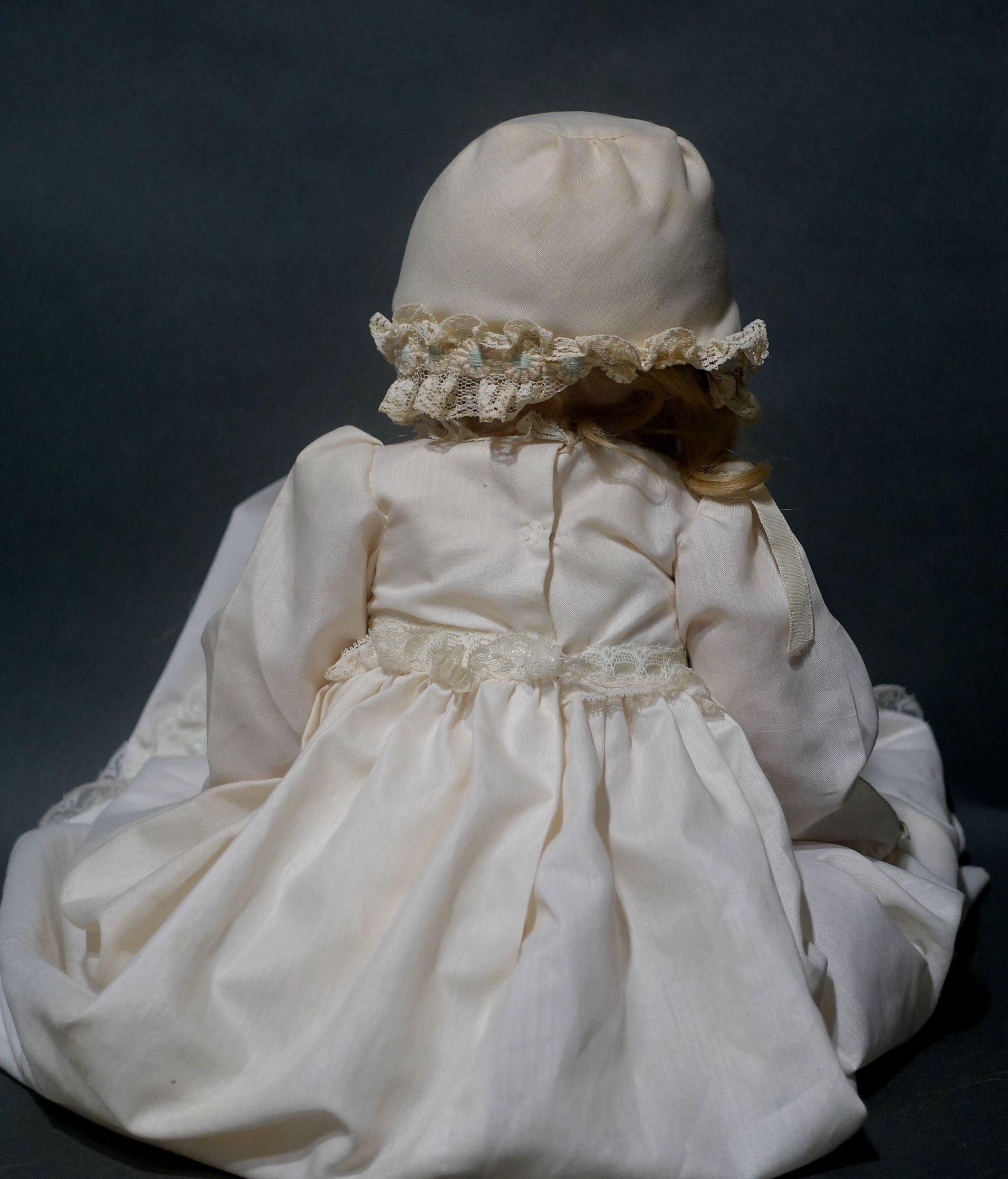 Antike deutsche Biskuit-Puppe #152/6 „Our Baby“ von Hertel Schwab für L.W & CO. (Gebürstet) im Angebot