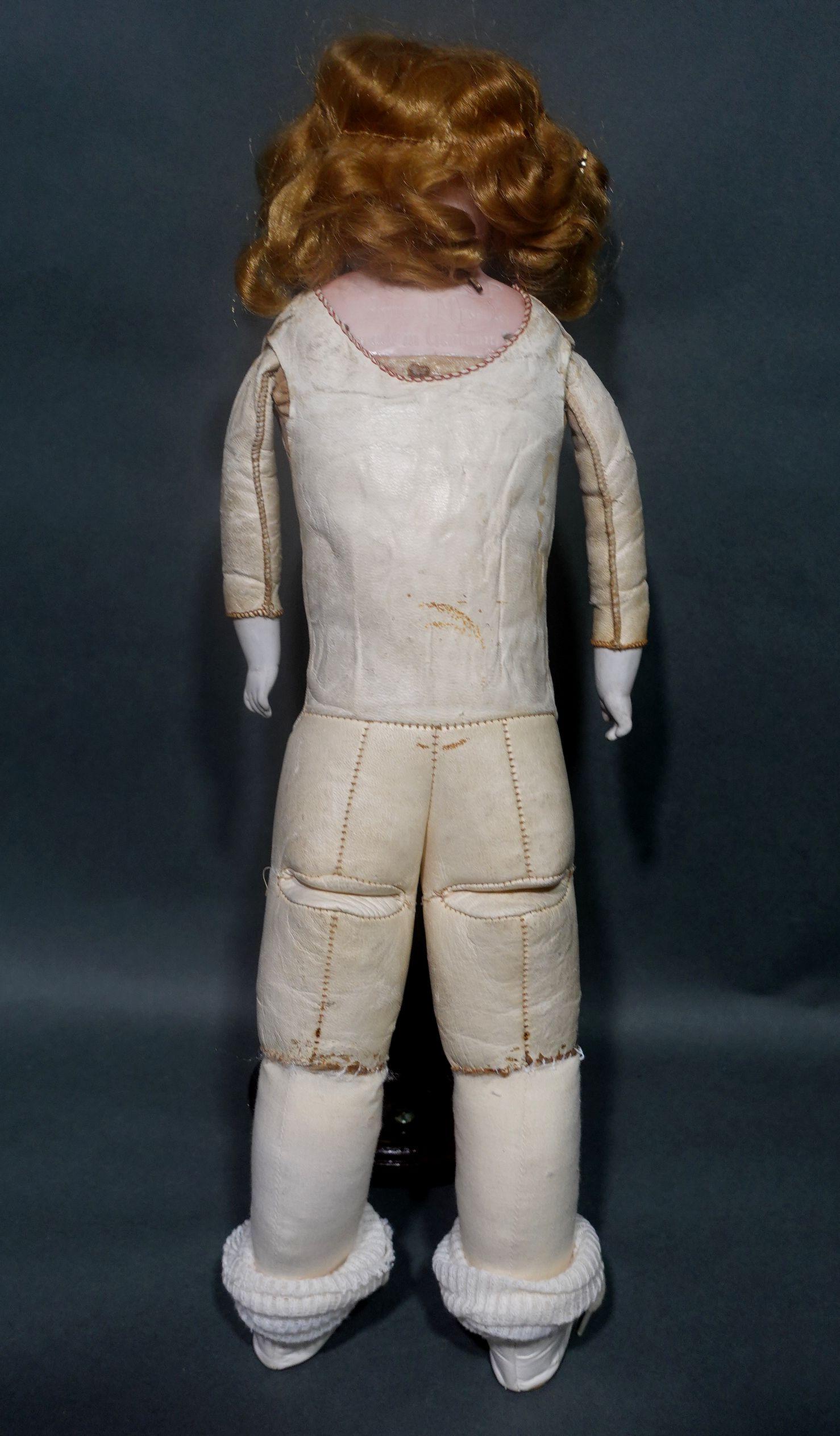 Antike deutsche Biskuit-Puppe 370 A & M-2/OX-DEP Armand Marseille, Ric#003 (Porzellan) im Angebot
