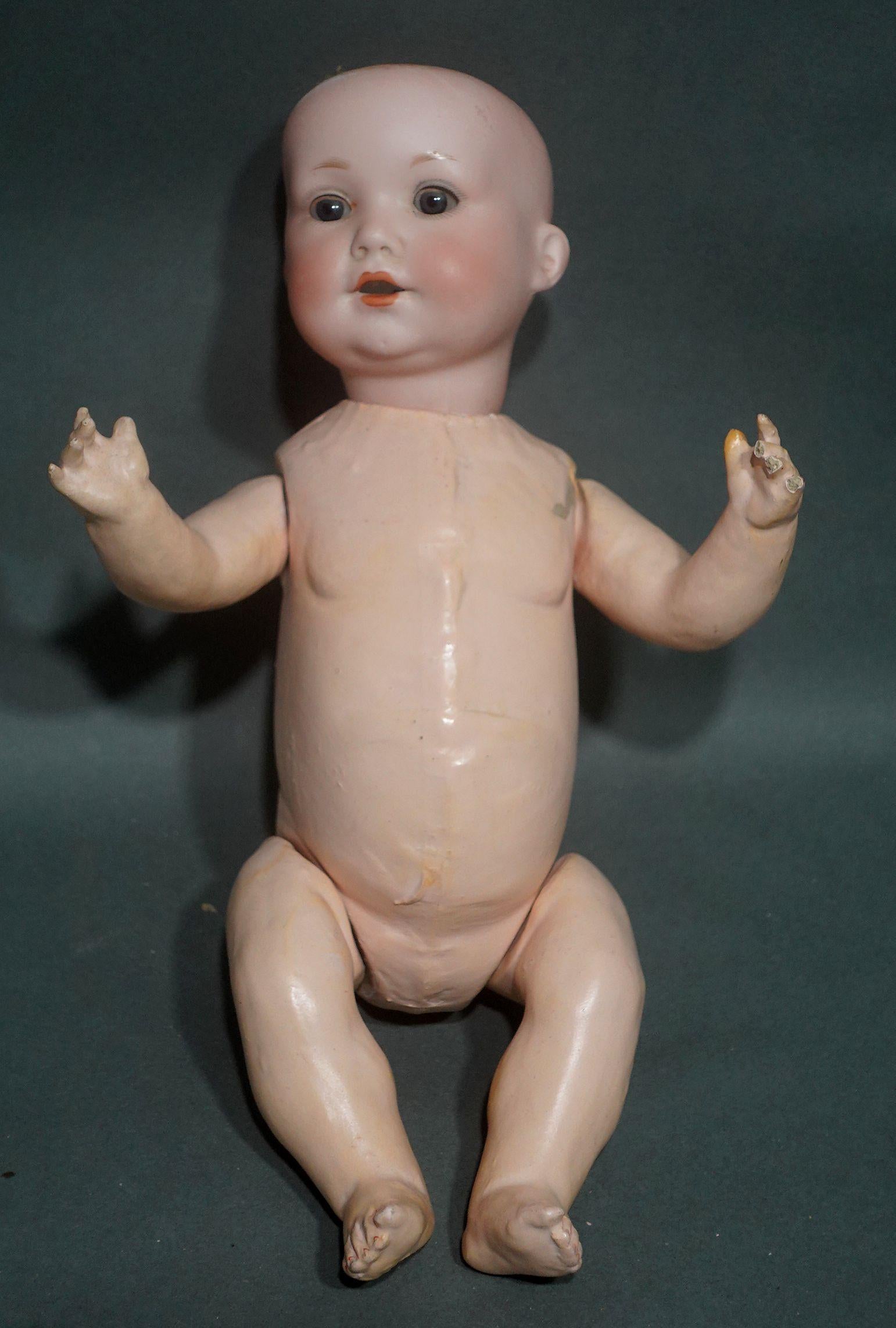 Ancienne poupée allemande bisque Doll 971 A 2 M Armand Marseille, Ric#004 en vente 3