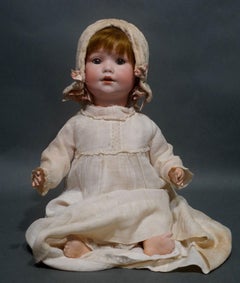 Antique German Bisque Doll 971 A 2 M Armand Marseille, Ric#004