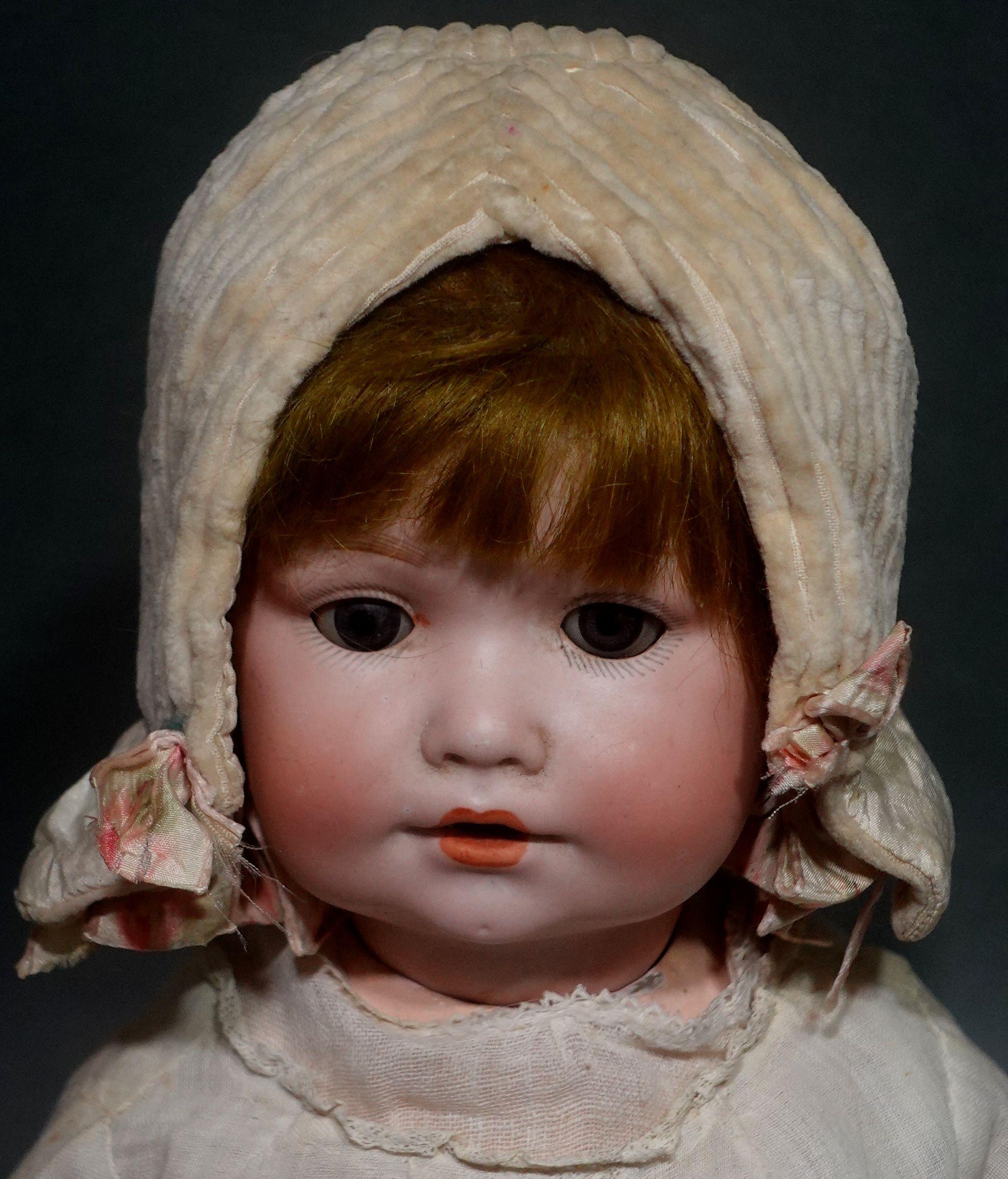 Brossé Ancienne poupée allemande bisque Doll 971 A 2 M Armand Marseille, Ric#004 en vente