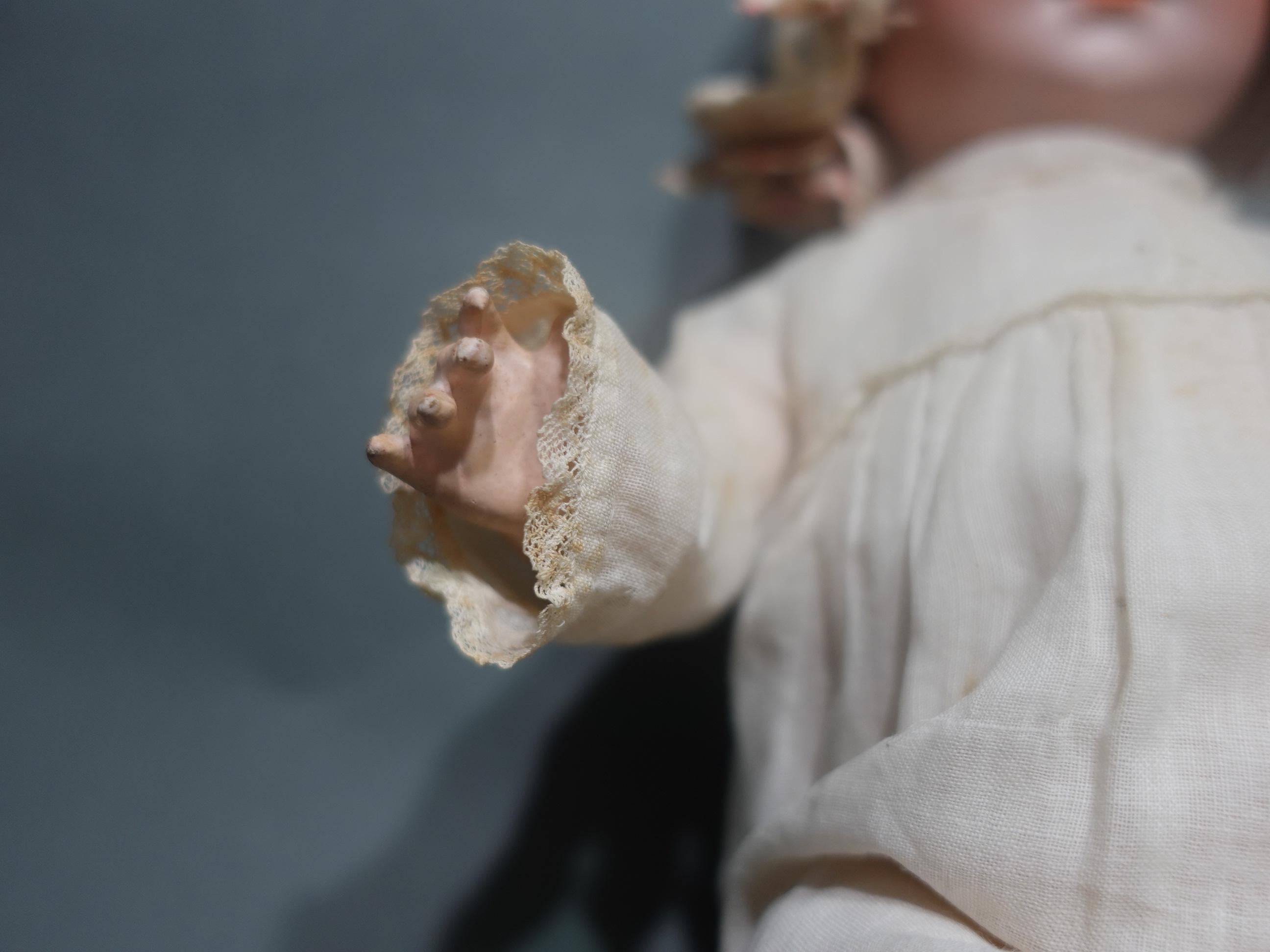 Antike deutsche Biskuit-Puppe 971 A 2 M Armand Marseille, Ric#004 im Angebot 1