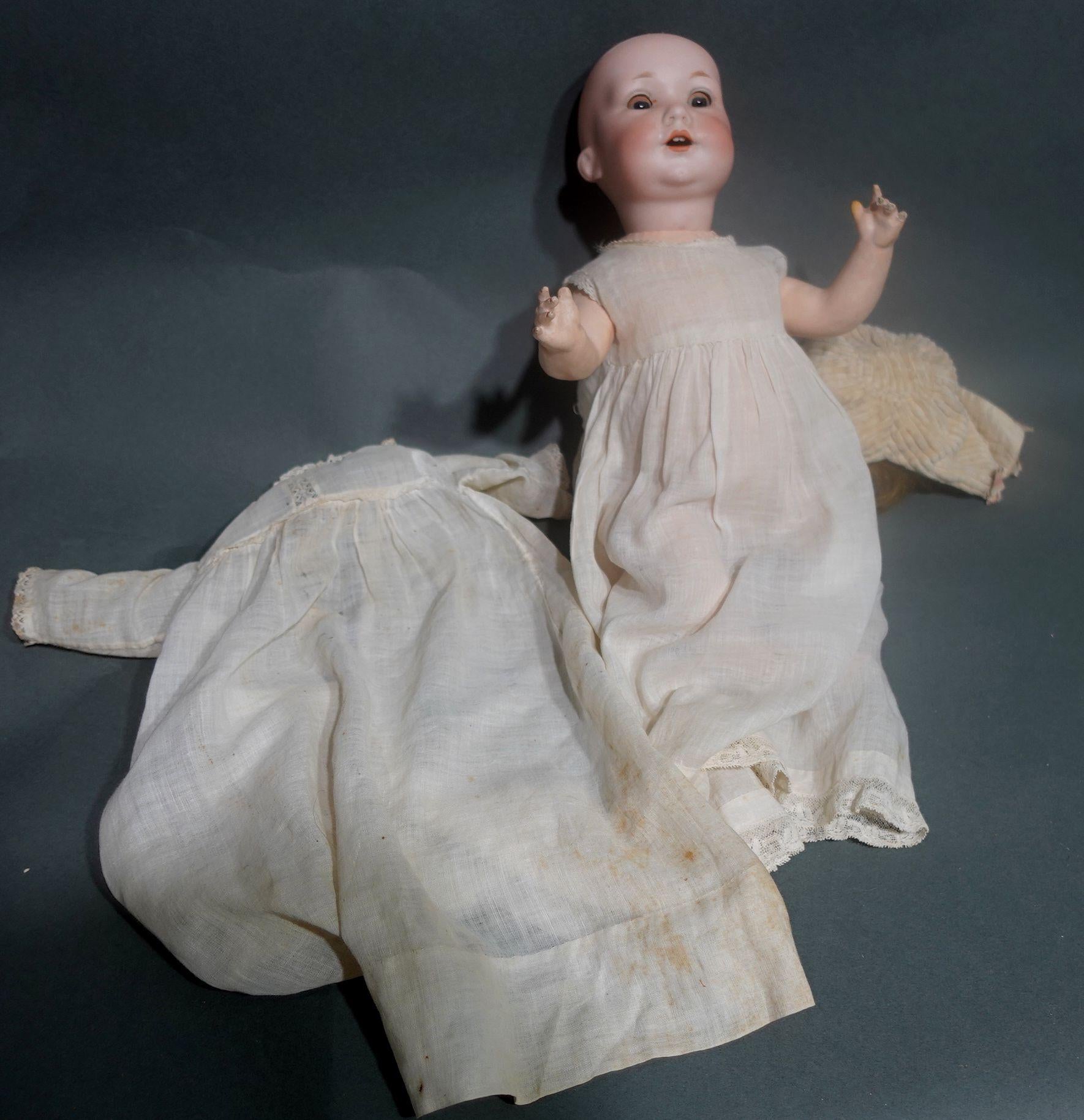 Antique German Bisque Doll 971 A 2 M Armand Marseille, Ric#004 For Sale 3