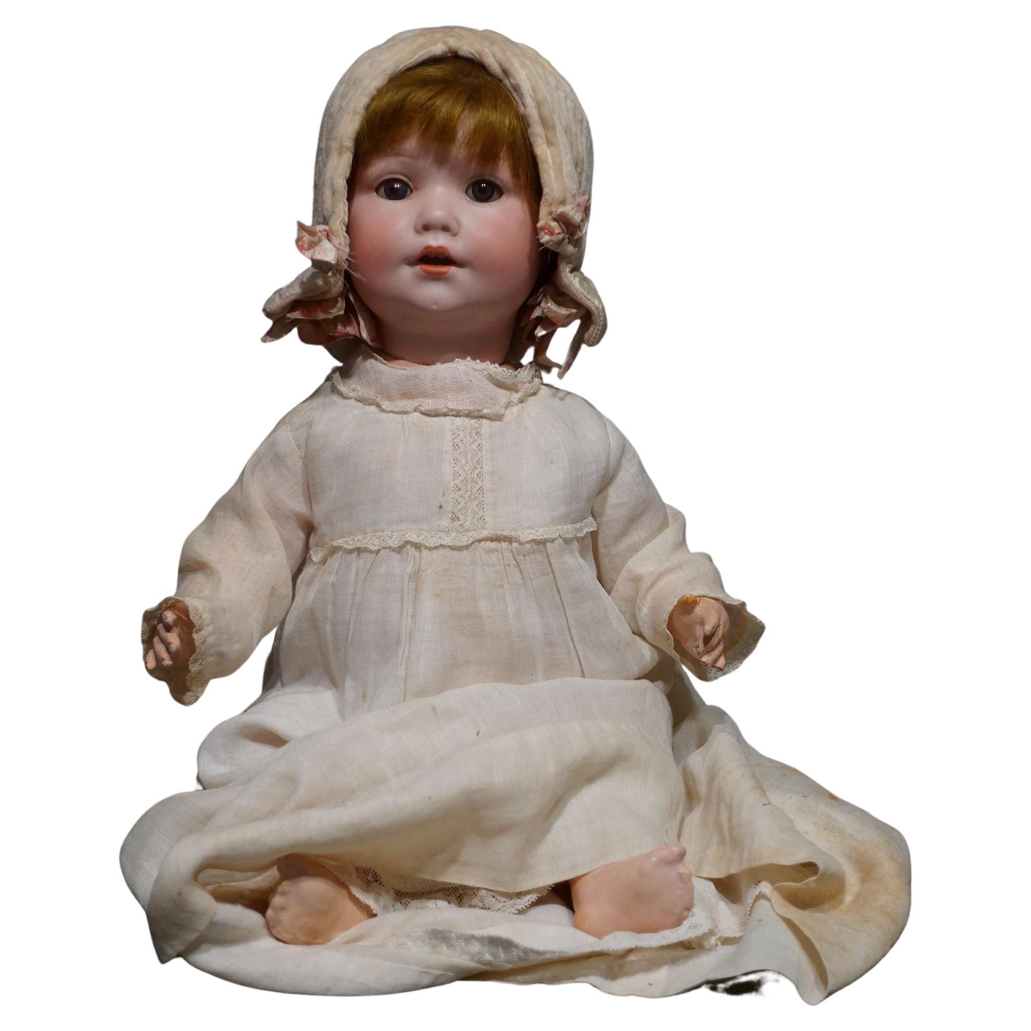 Ancienne poupée allemande bisque Doll 971 A 2 M Armand Marseille, Ric#004