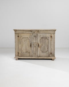 Antique German Bleached Oak Buffet