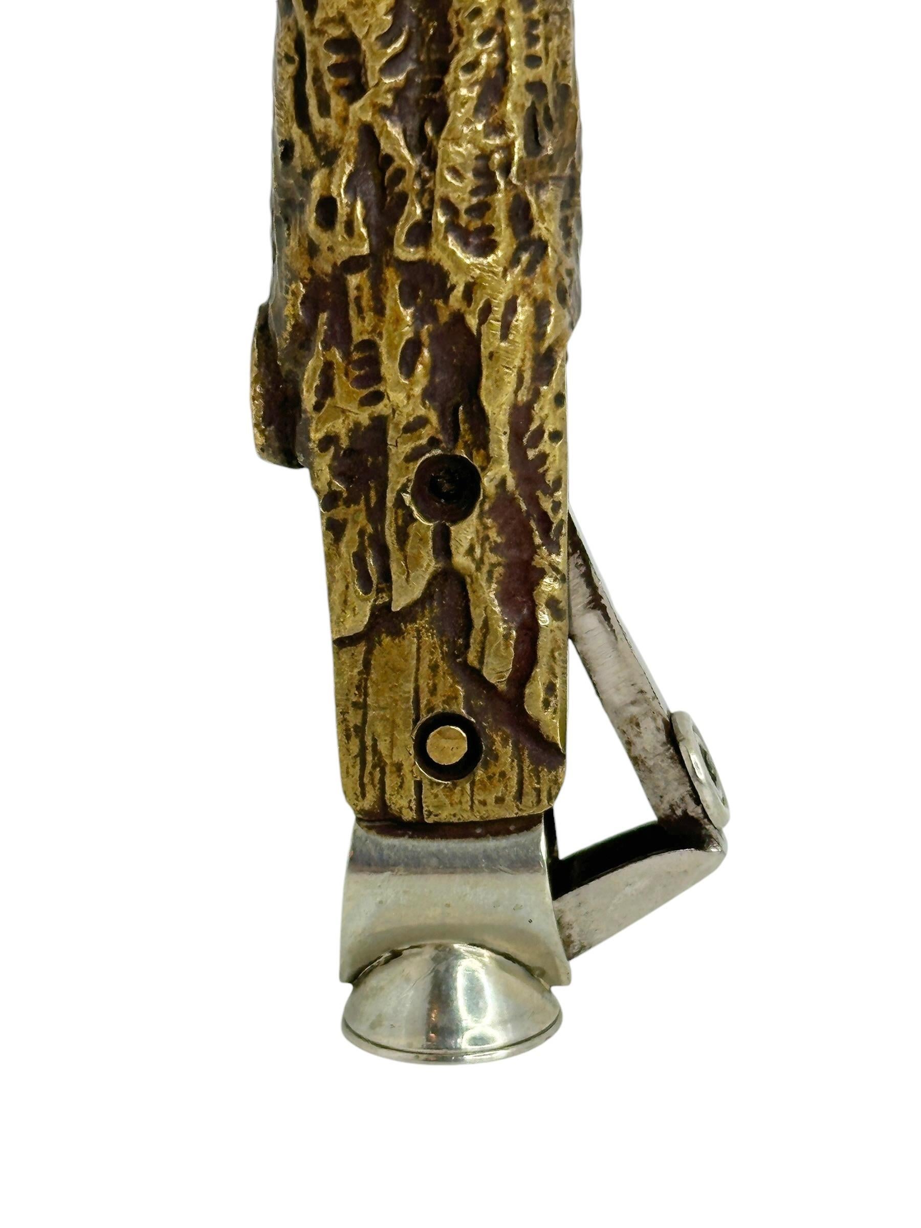 Antique German Bronze Cigar Cutter with Dog , 1900s 5