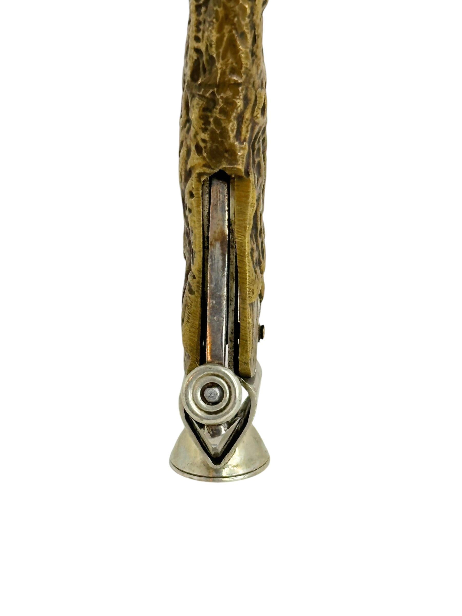 Antique German Bronze Cigar Cutter with Dog , 1900s 8