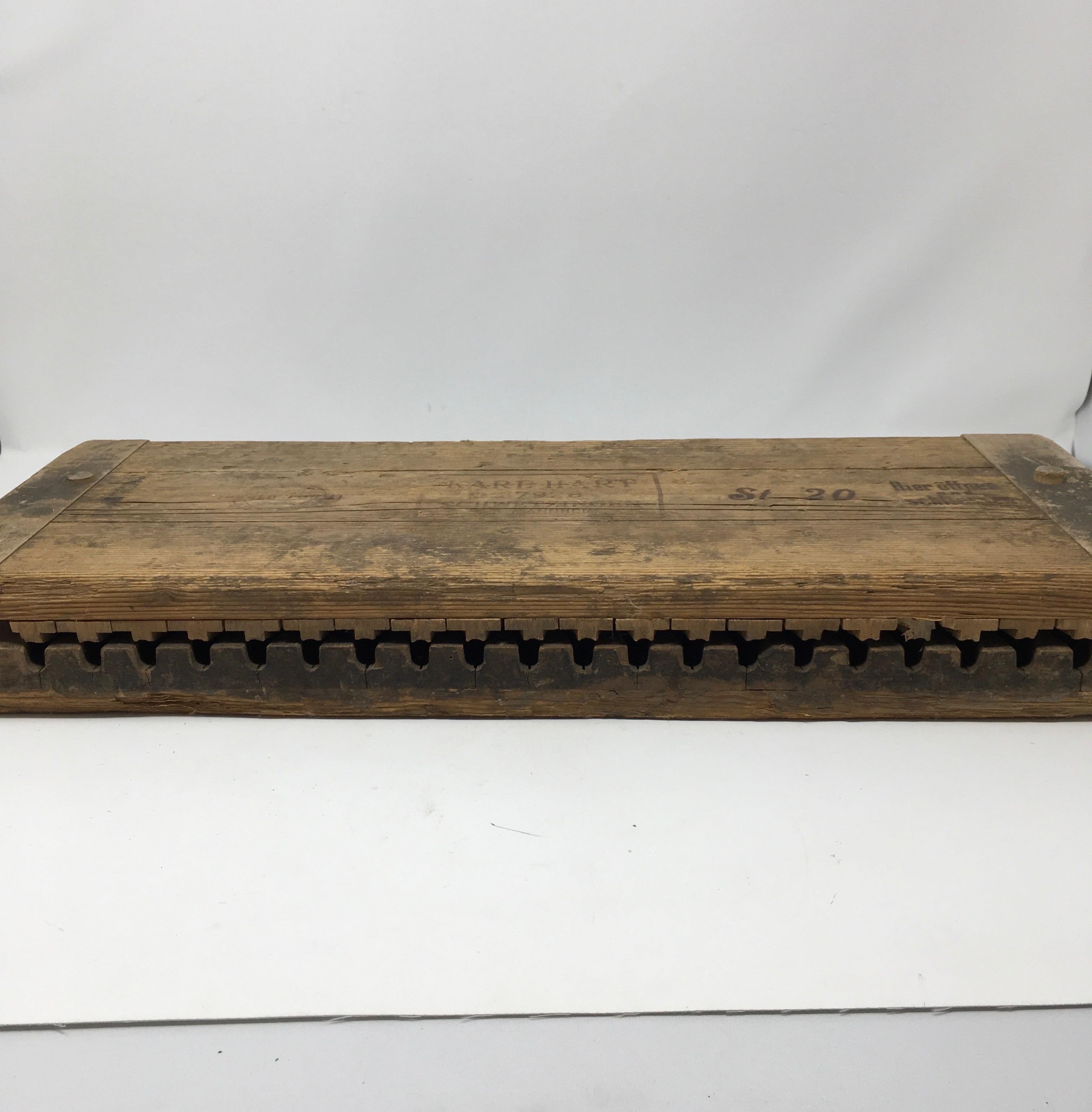Antique German Cigar Mold 7