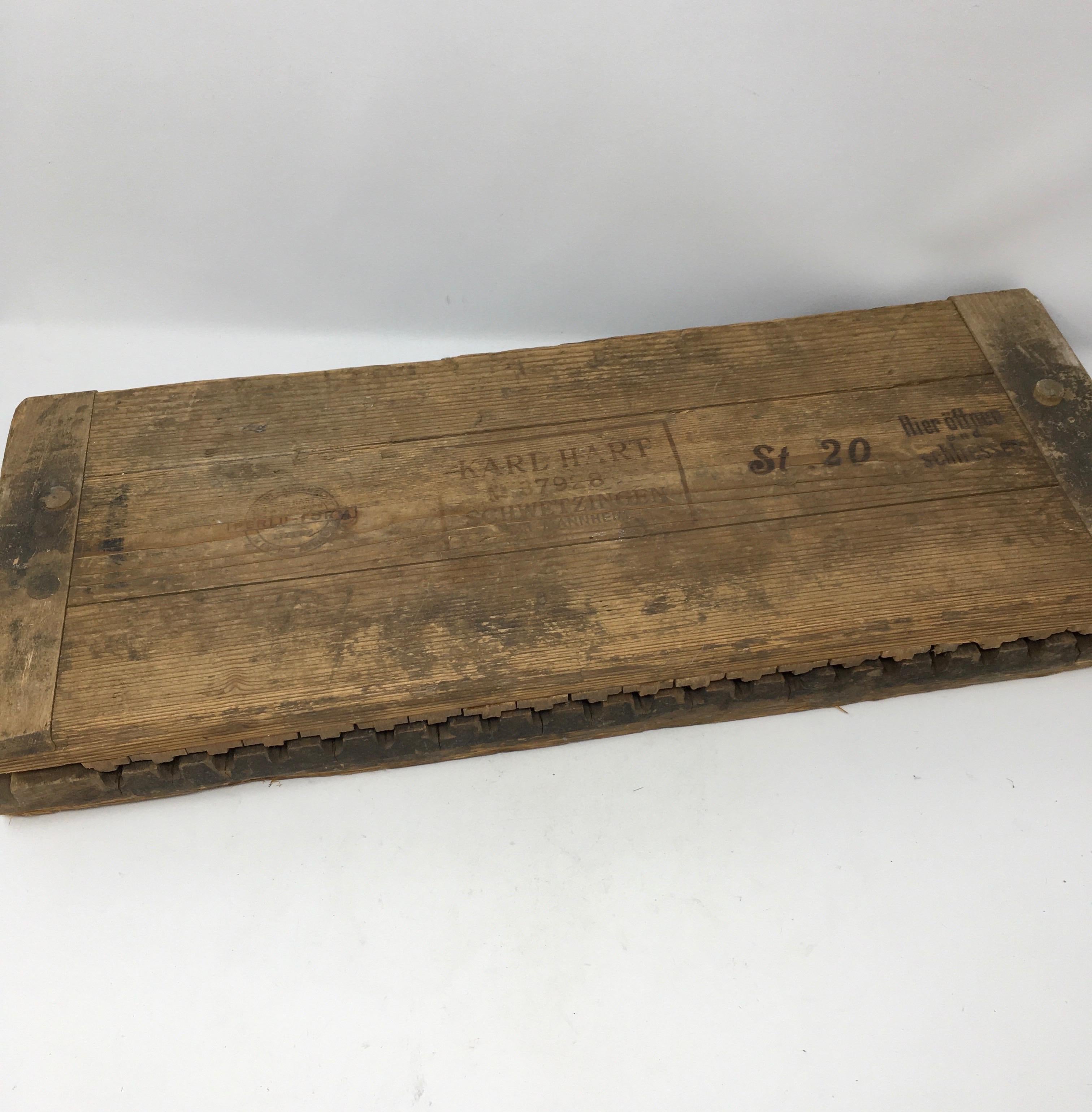 Antique German Cigar Mold 1